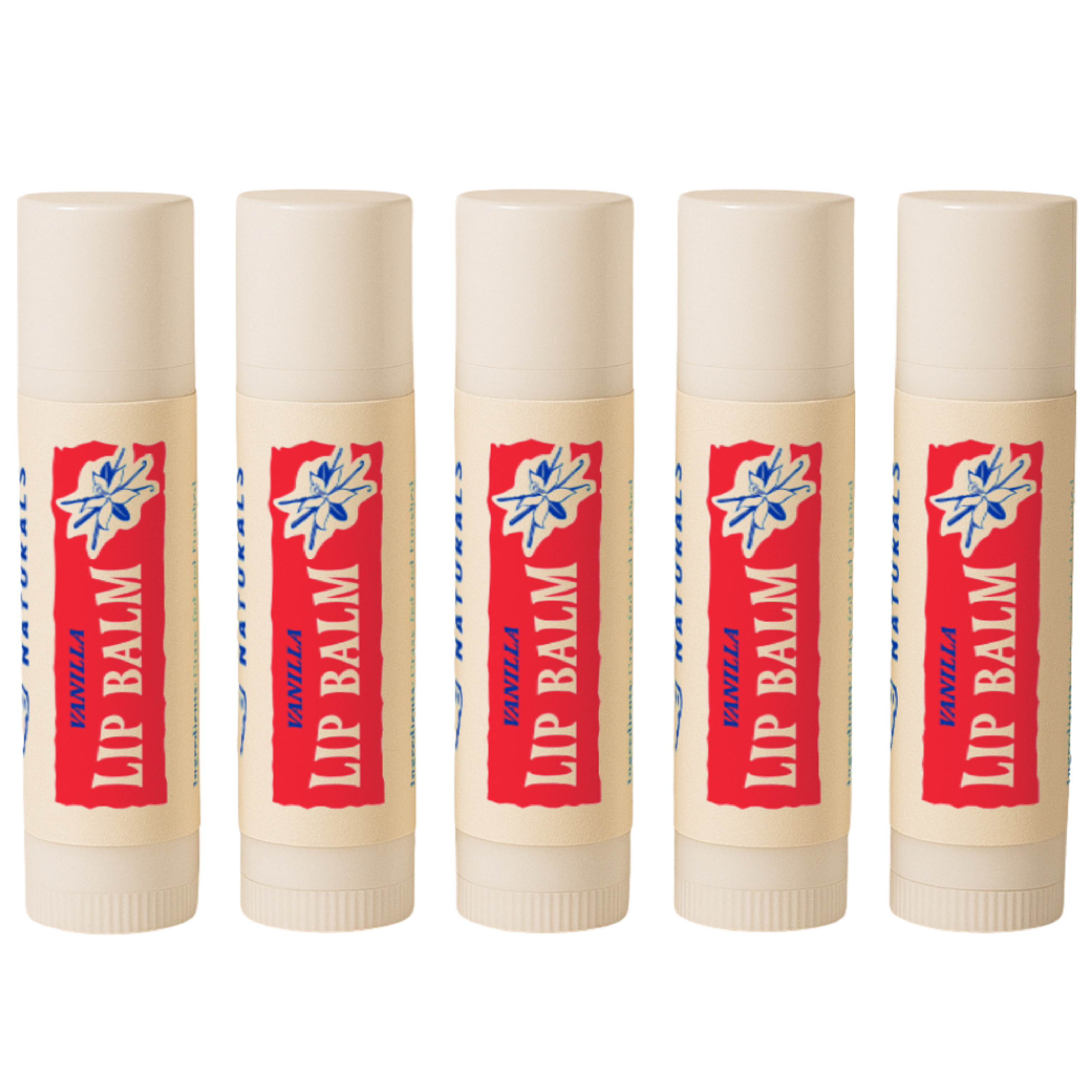 PapaBear Naturals Vanilla Papabear Tallow Lip Balm - (5 Pack)