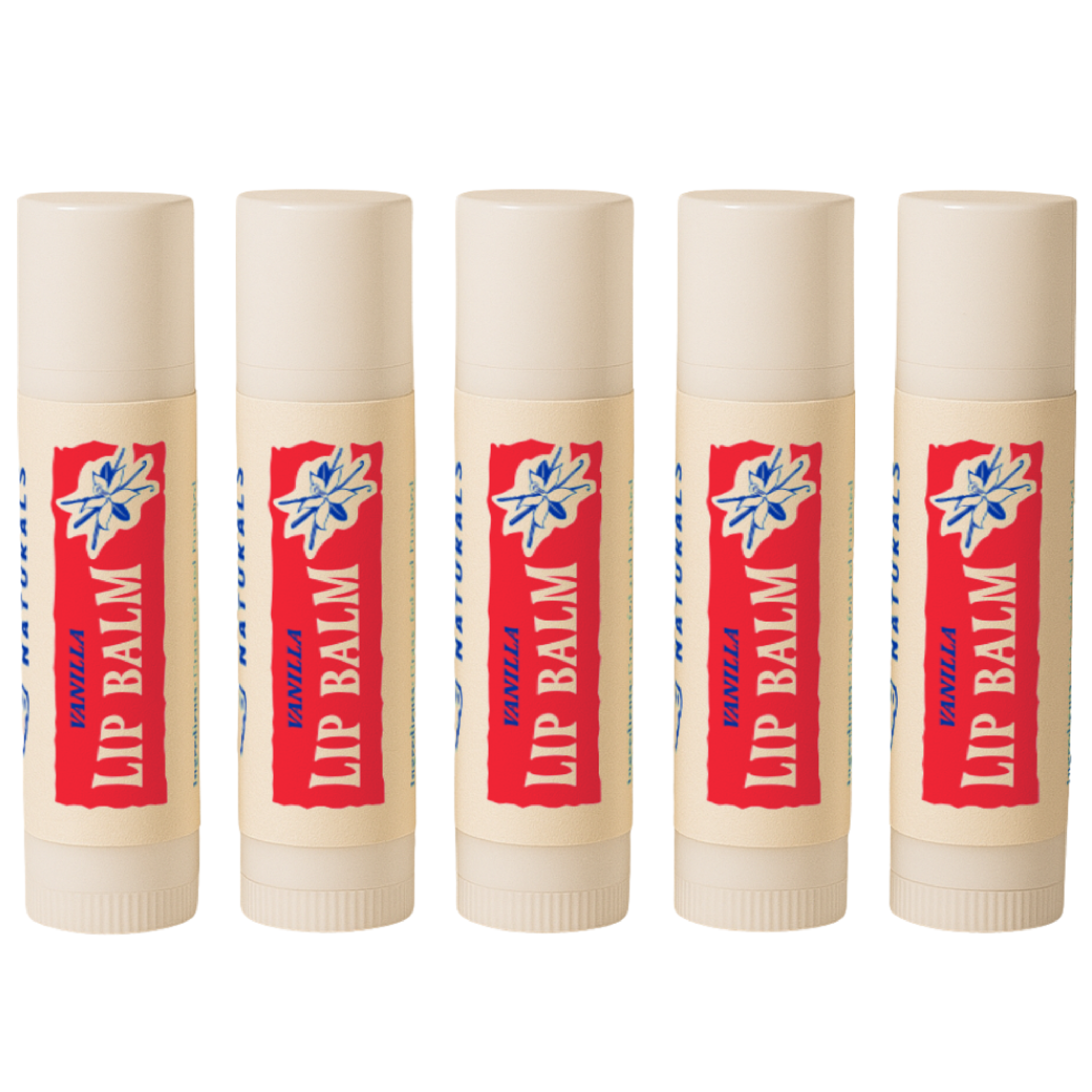 PapaBear Naturals Vanilla Papabear Tallow Lip Balm - (5 Pack)