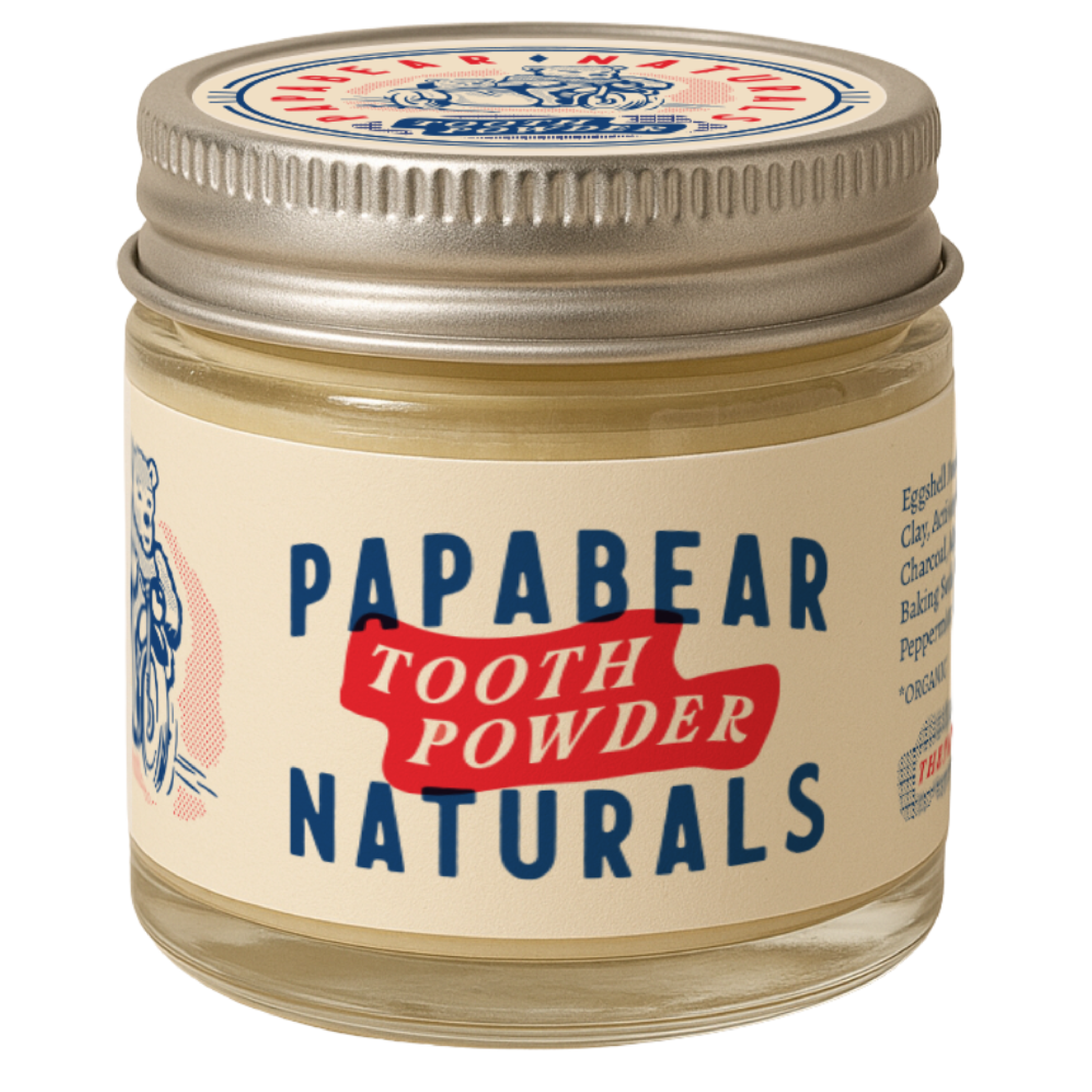 Papabear Mint Charcoal Tooth Powder