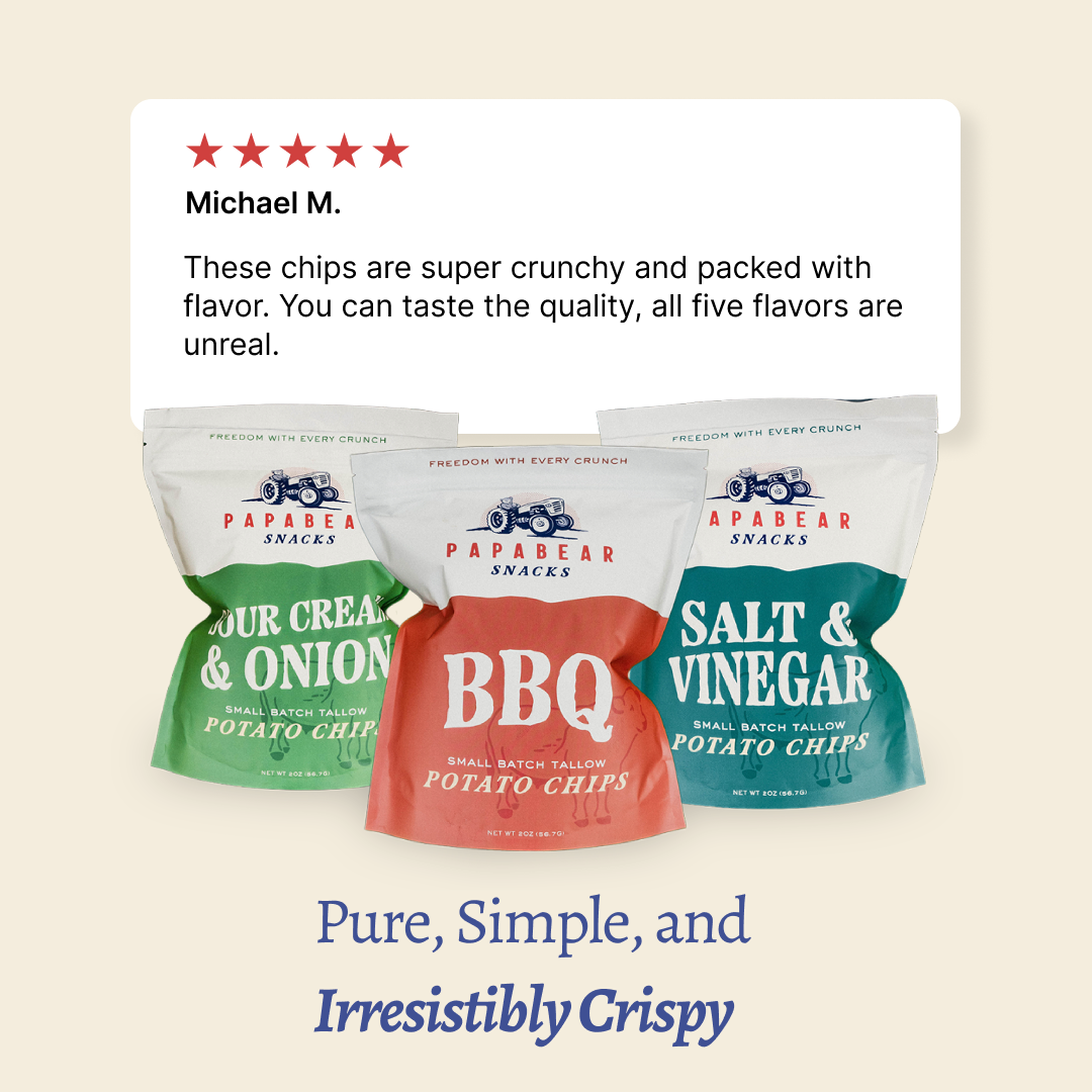 Grass-fed Tallow Chips