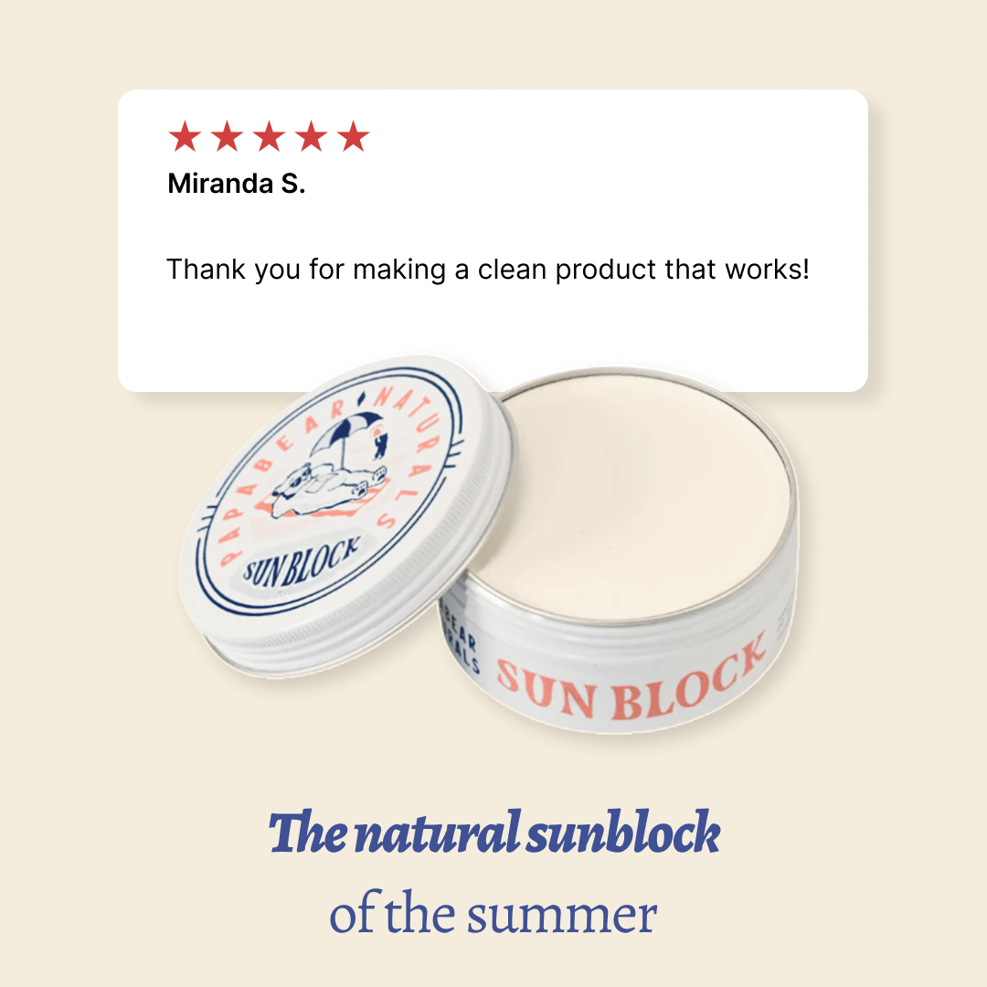 Papabear Tallow Sunblock - My American Goods