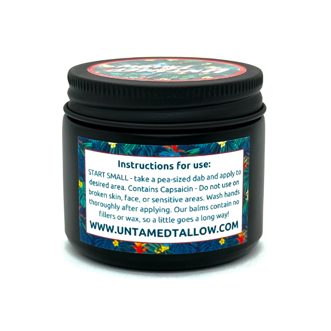 Untamed Tallow Pain Relief Balm - Muscle & Joint Balm- 2oz