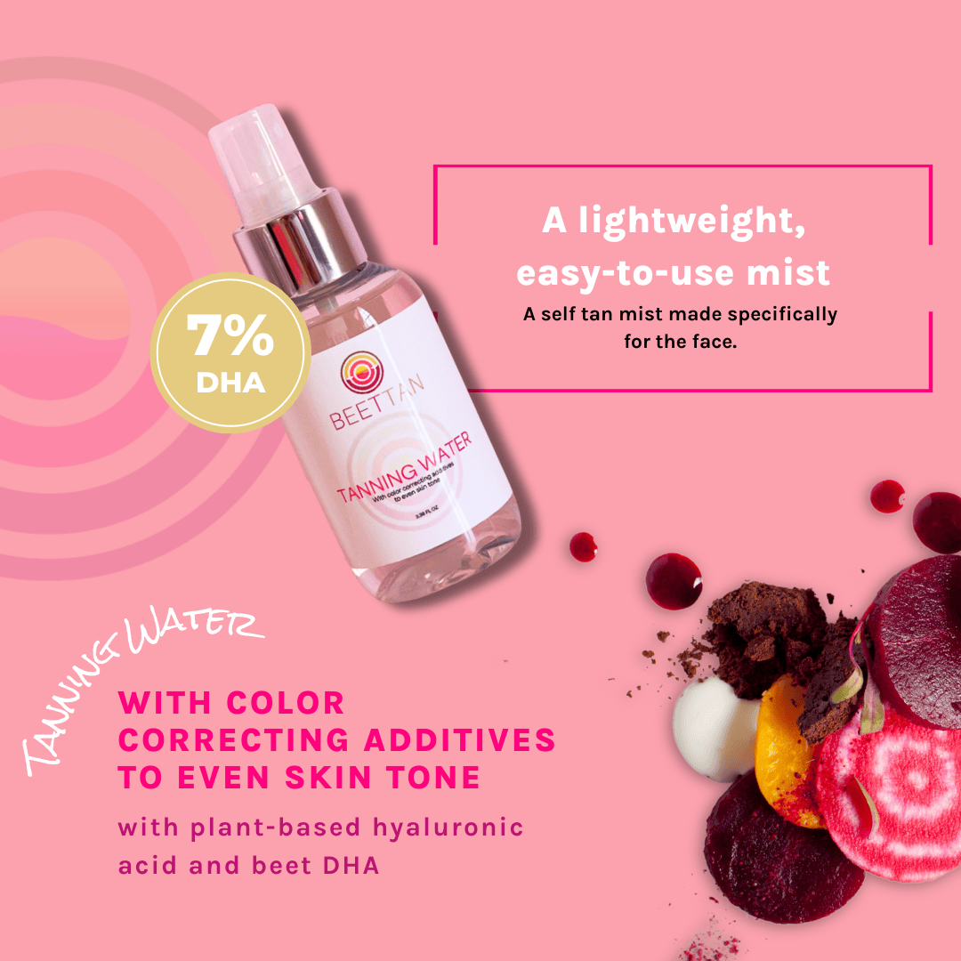 BeetTan Tanning Water Tanning Water With Color Correcting Additives To Even Skin Tone