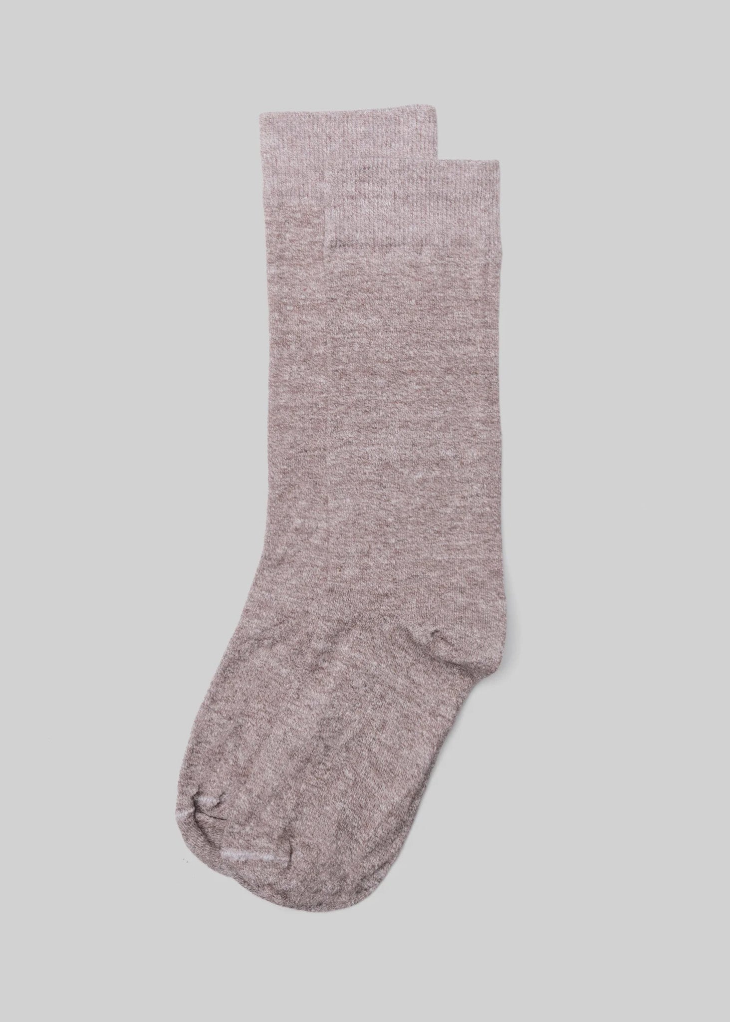 American Trench Socks Taupe / One Size Linen Dress Sock