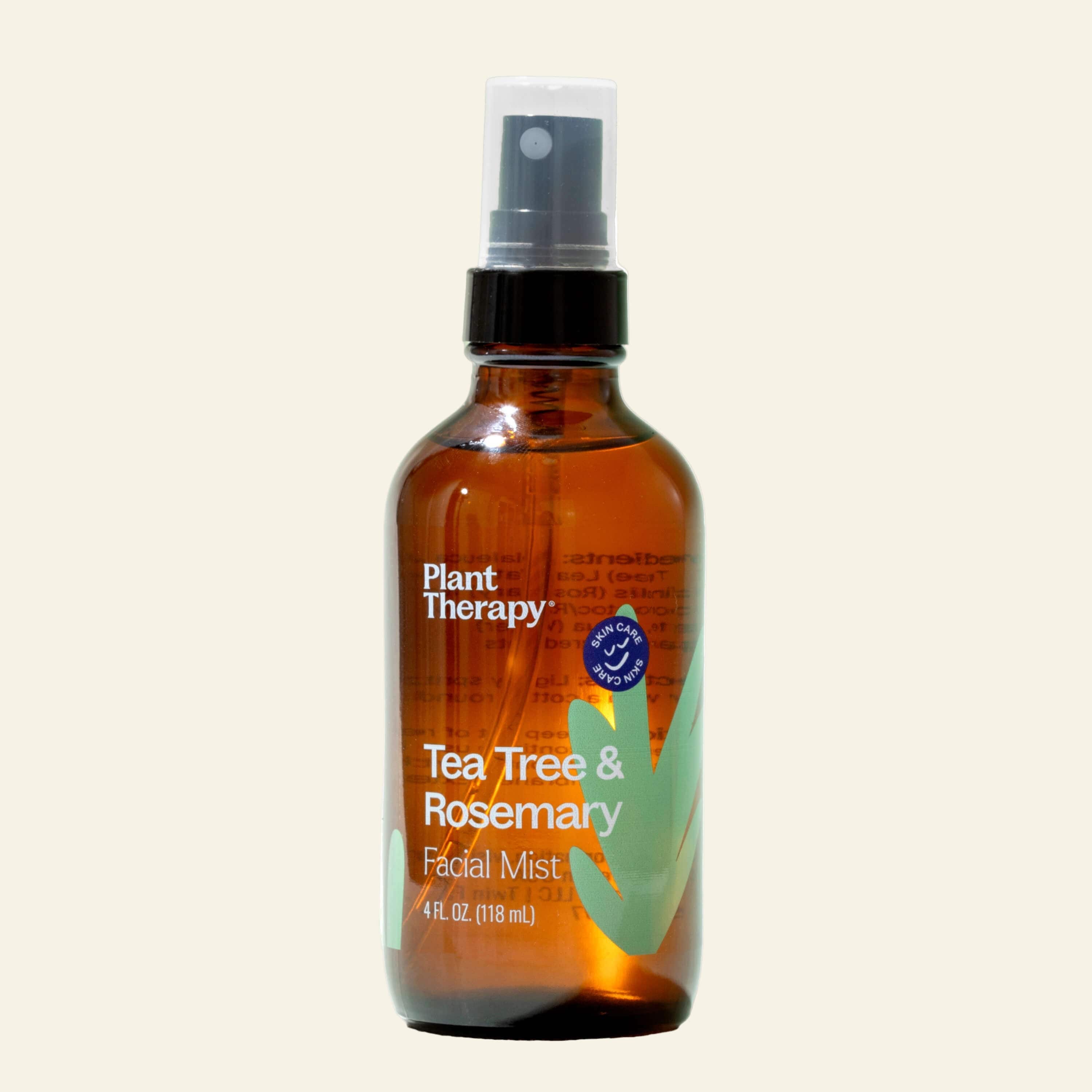Plant Therapy Hair & Skin Care 4 oz Tea Tree & Rosemary Facial Mist