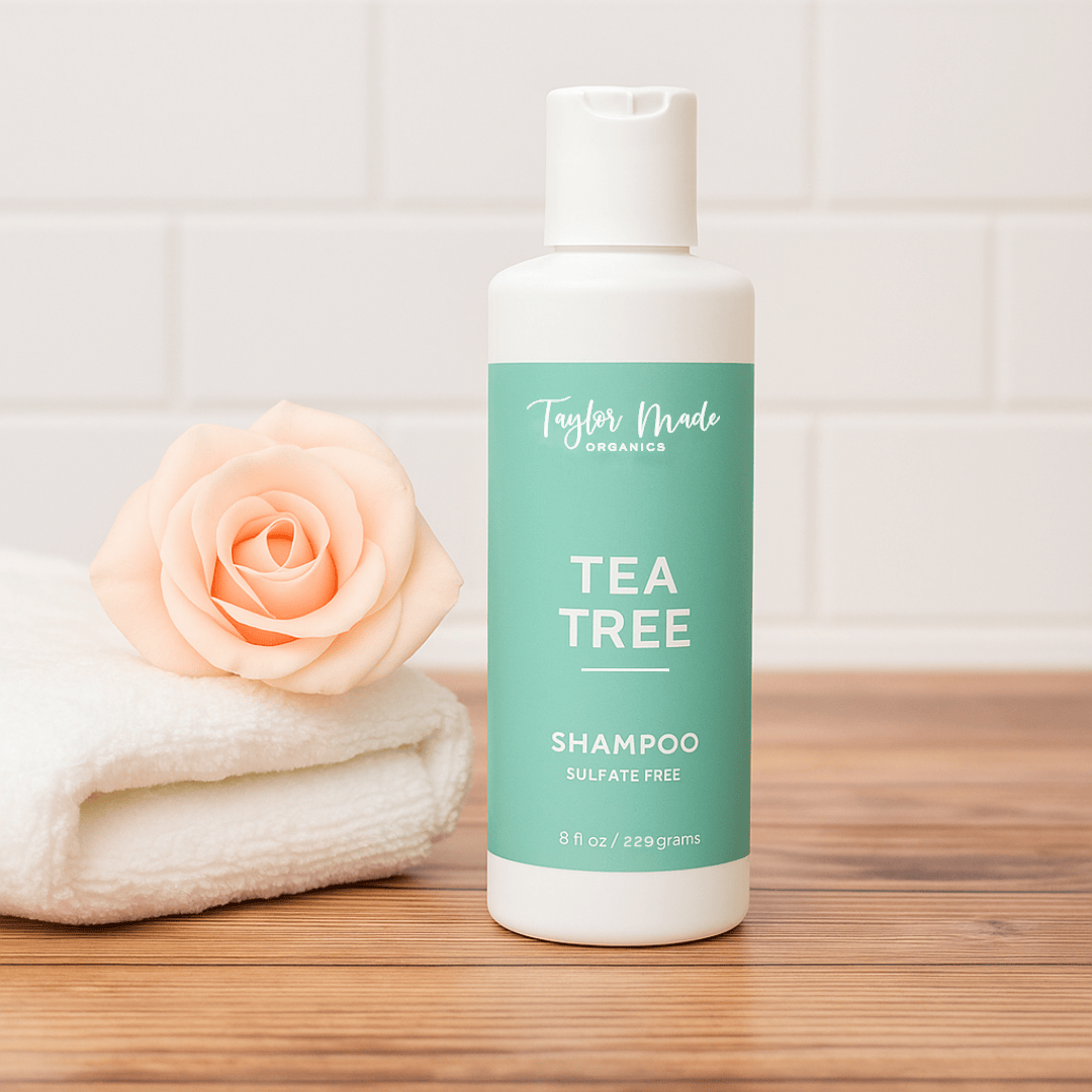 Taylor Made Organics Bath & Body Tea Tree Organic Body Wash and Shampoo - fungal / candida