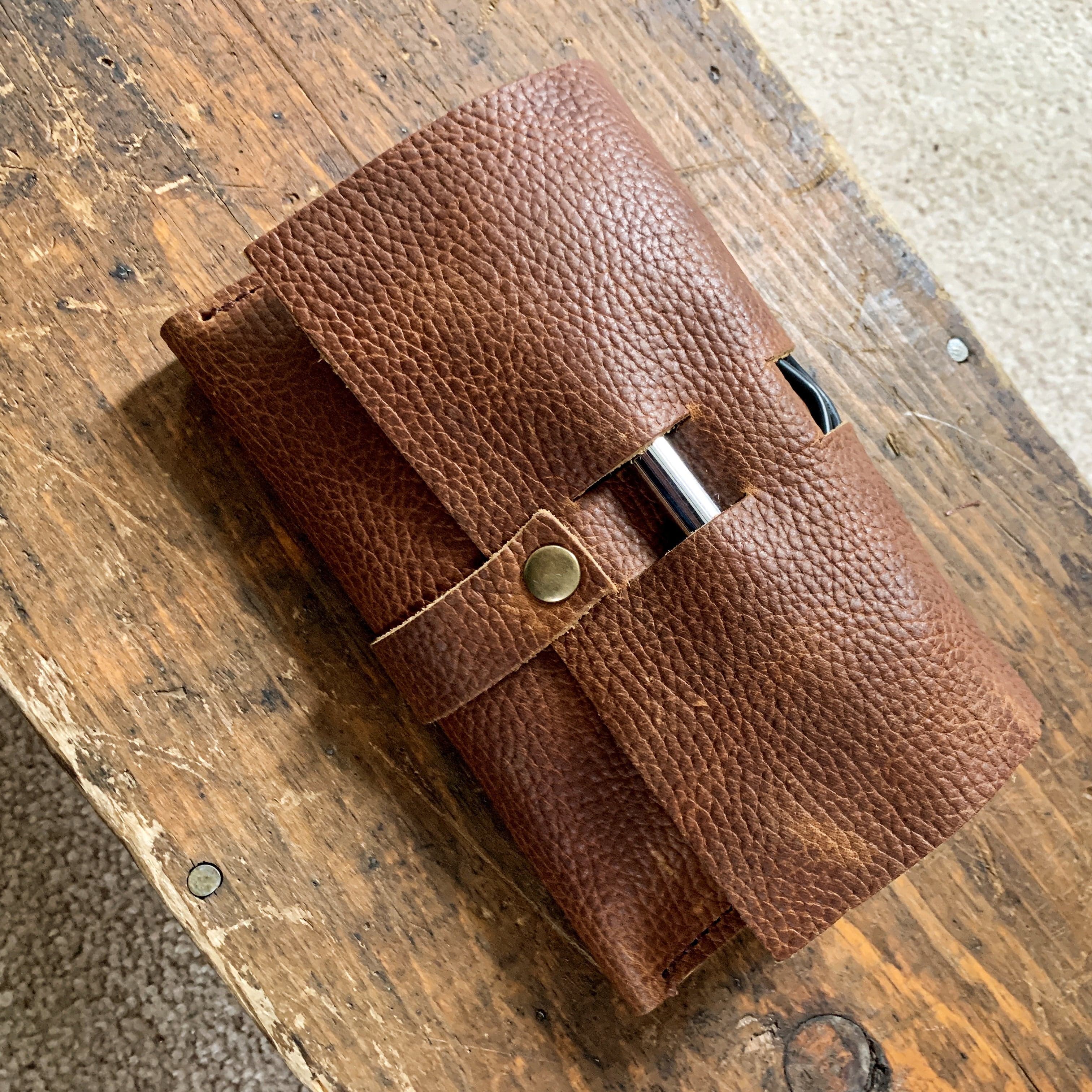 Rogue Industries Cord Roll Up Leather Tech Organizer