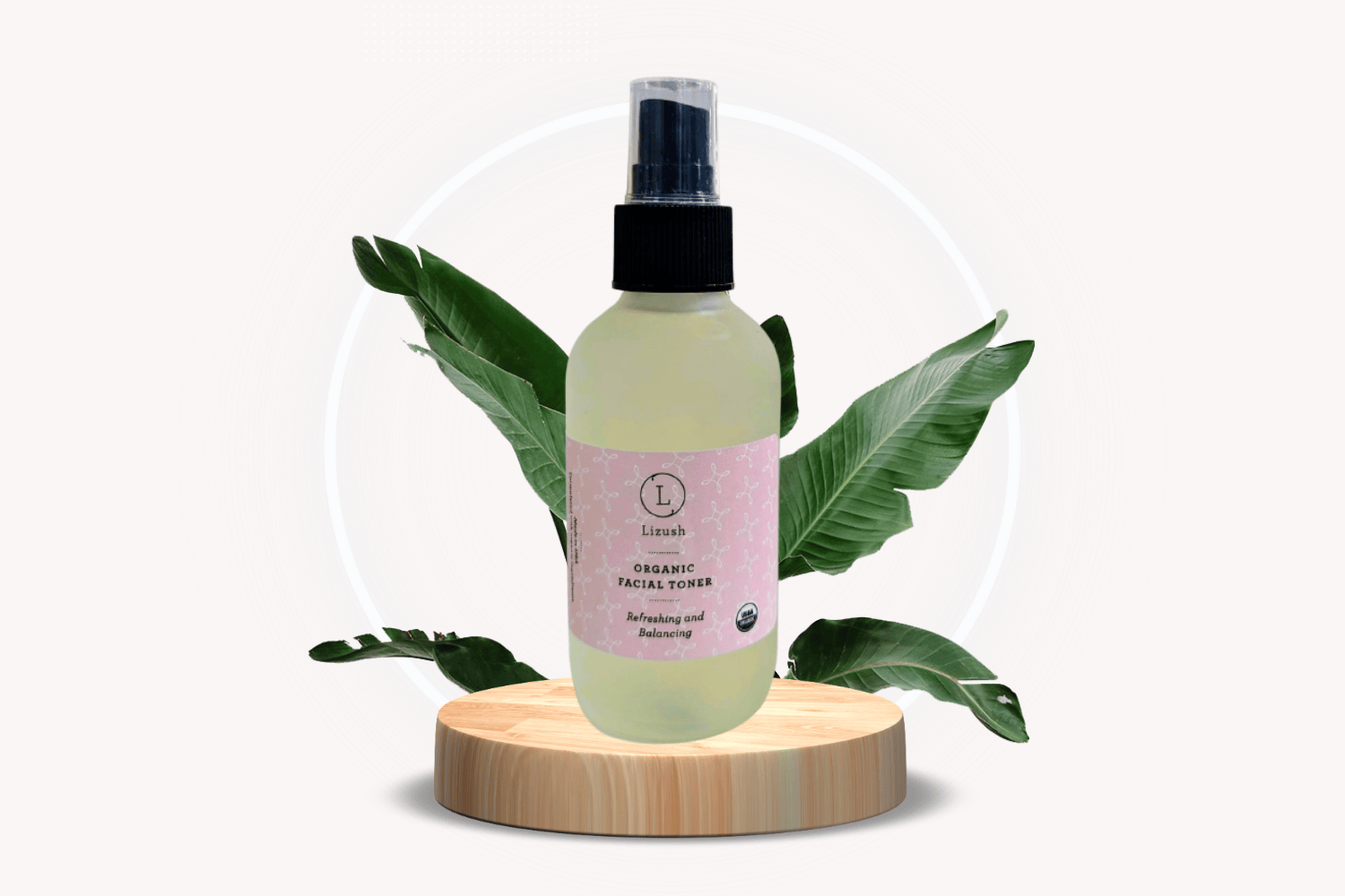 Lizush ORGANIC FACIAL TONER Refreshing and Balancing