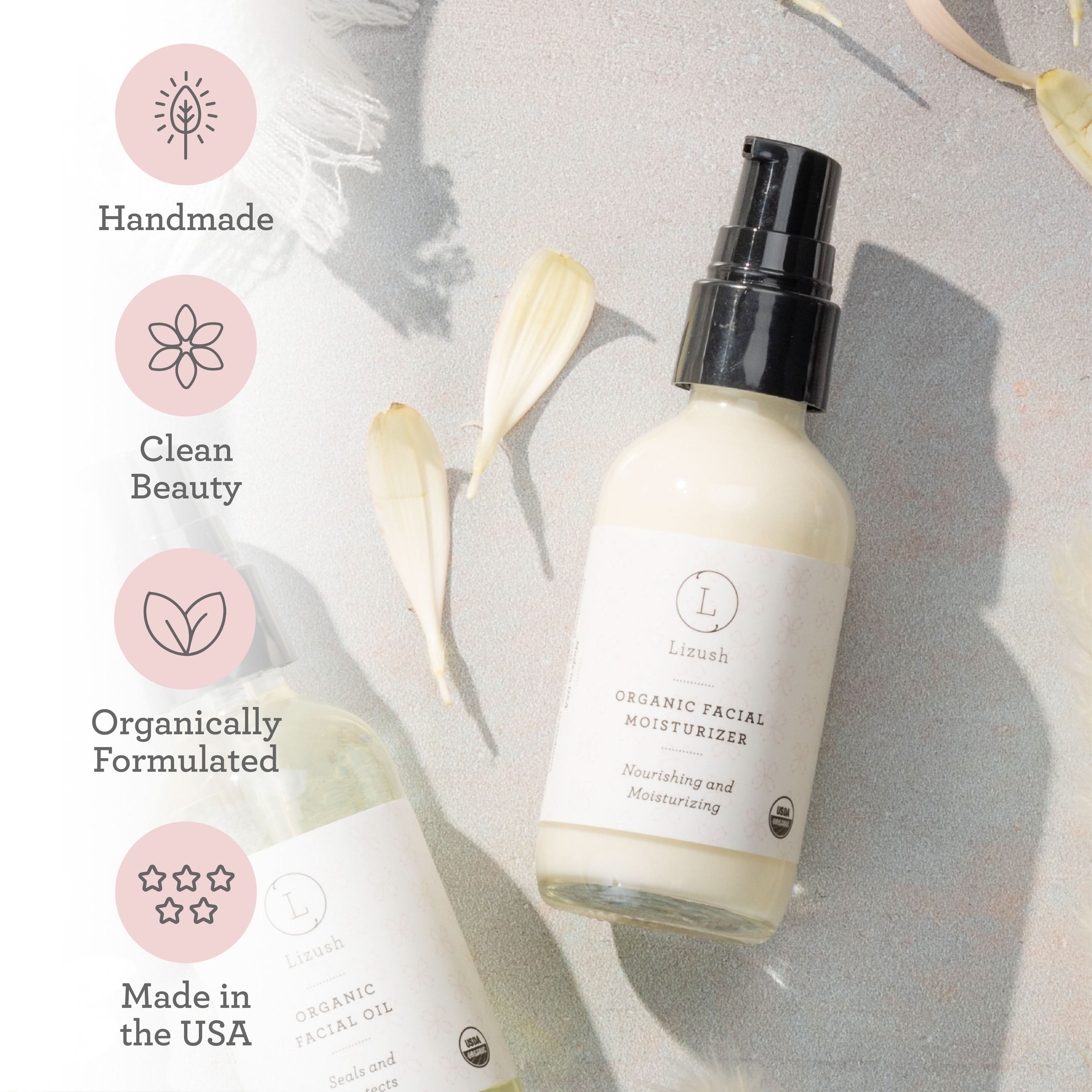 ORGANIC FACIAL MOISTURIZER Nourishing and Moisturizing - My American Goods