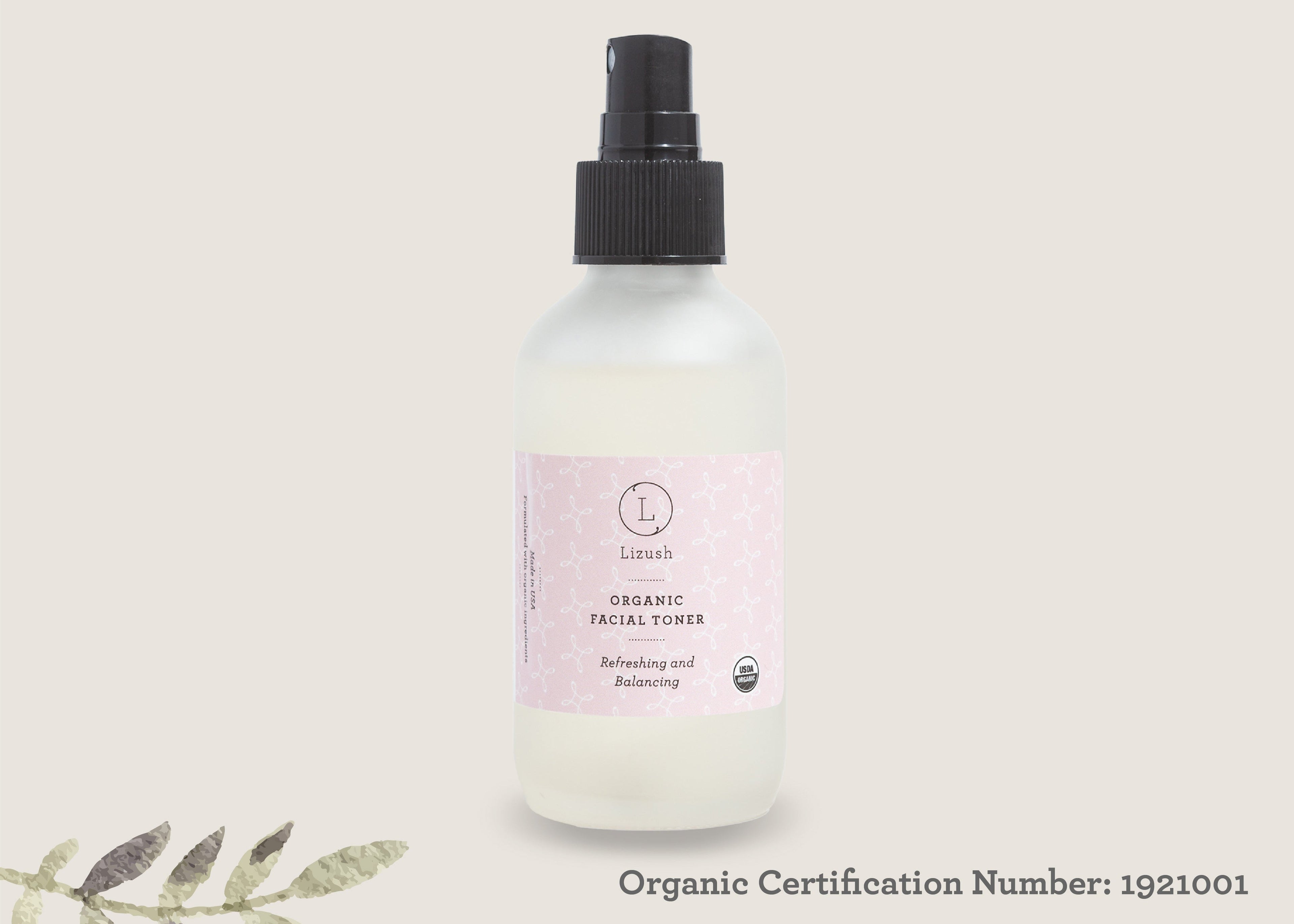 ORGANIC FACIAL TONER Refreshing and Balancing - My American Goods
