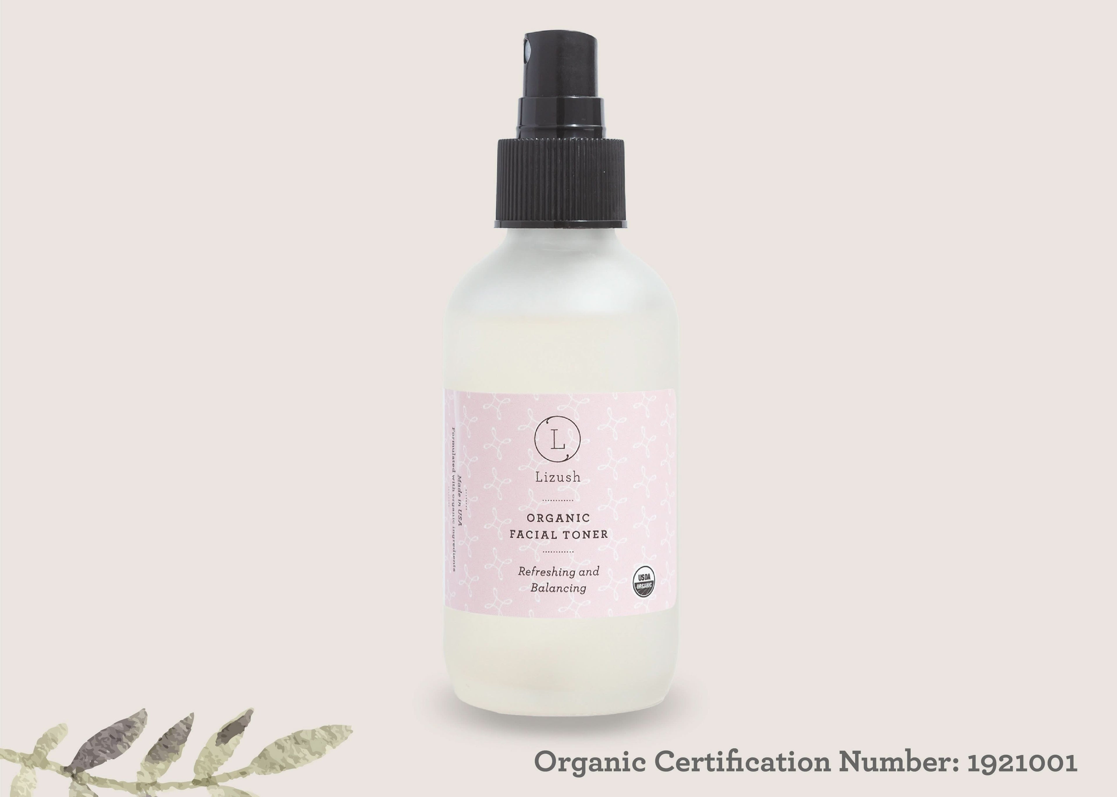 ORGANIC FACIAL TONER Refreshing and Balancing - My American Goods