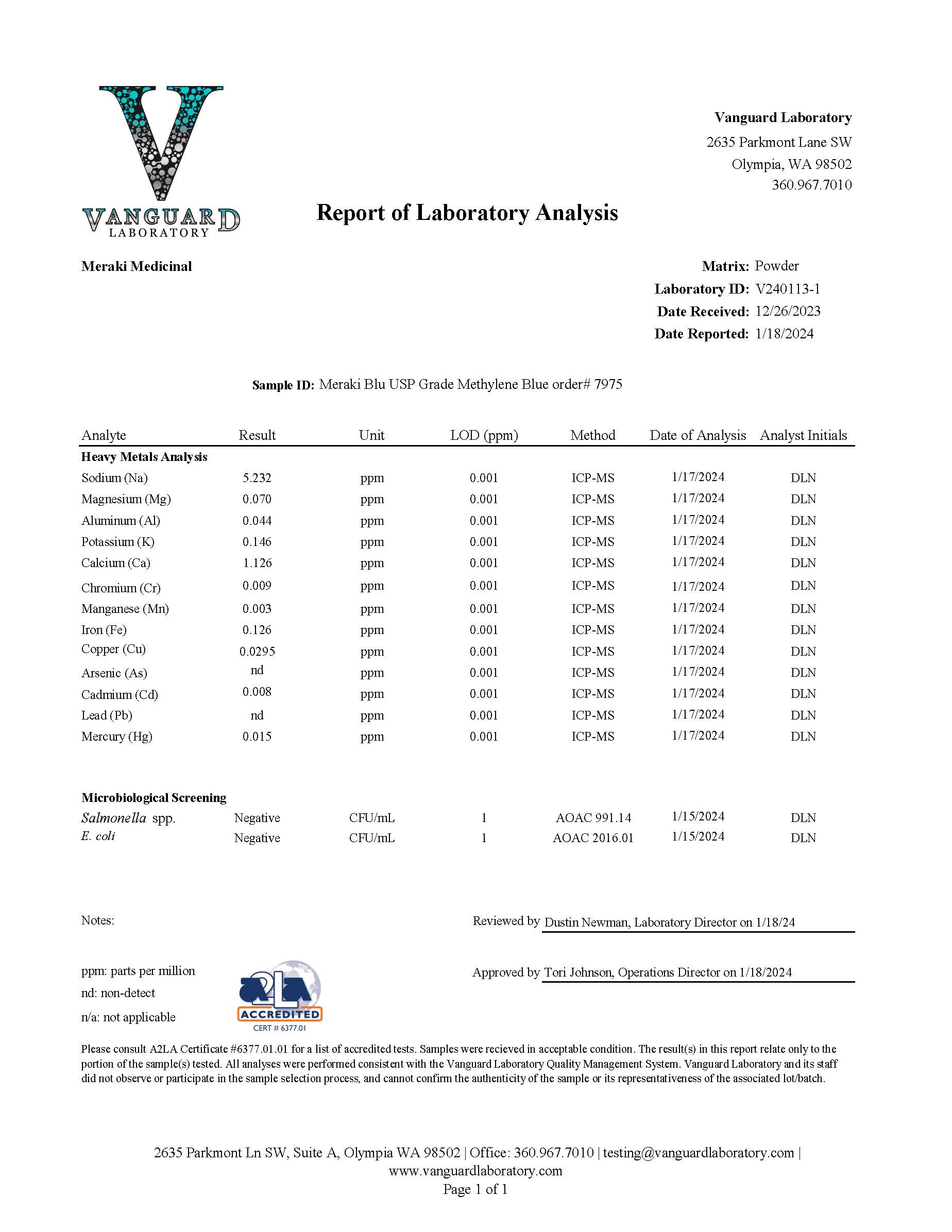 Meraki Blu USP Grade Methylene Blue 150mg - My American Goods