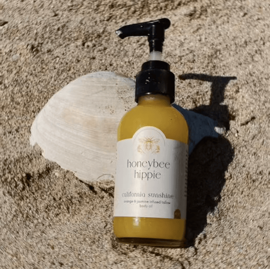 Honeybee Hippie tallow body oil California Sunshine - Tallow Oil