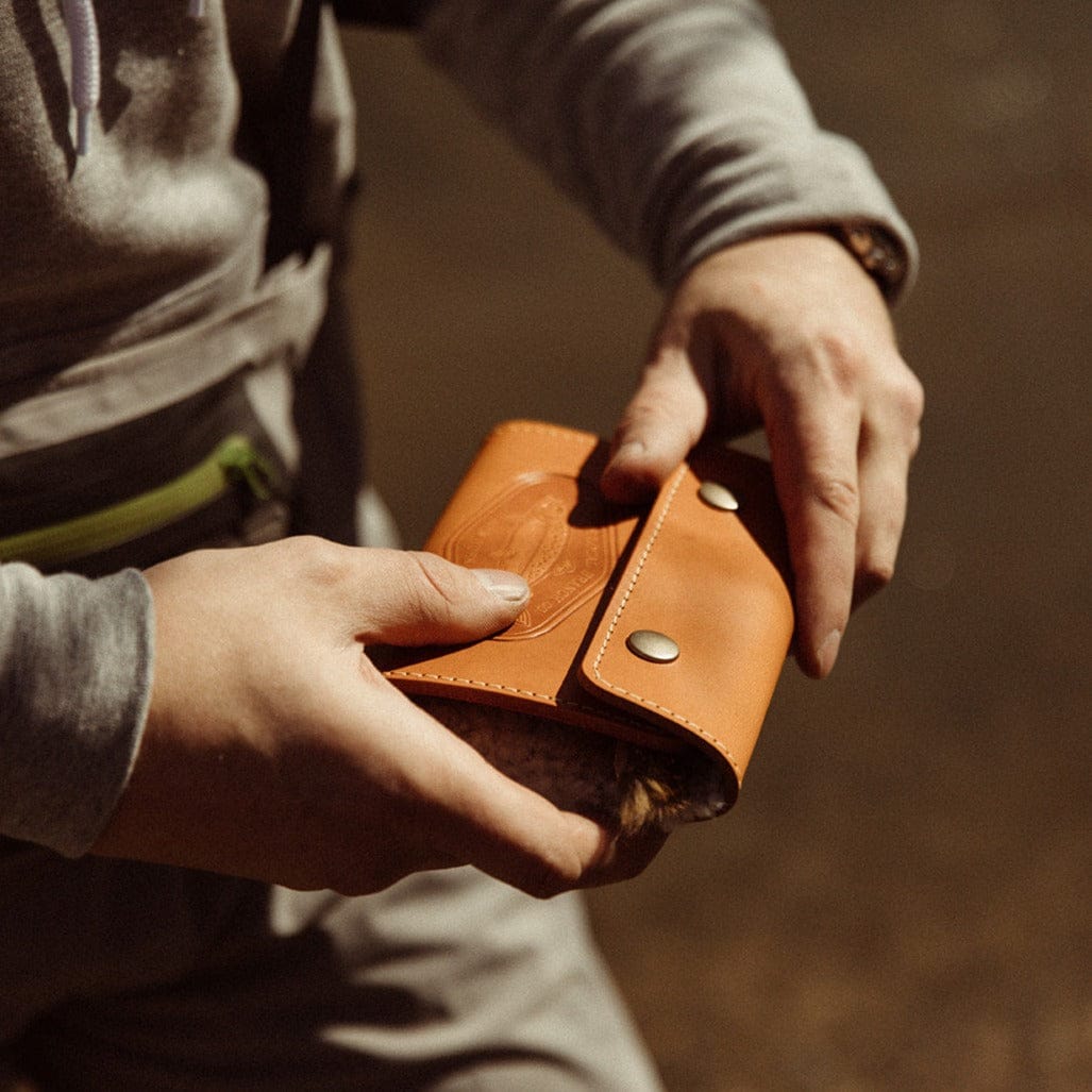 The Local Branch Leather Fly Fisherman Wallet - USA Made