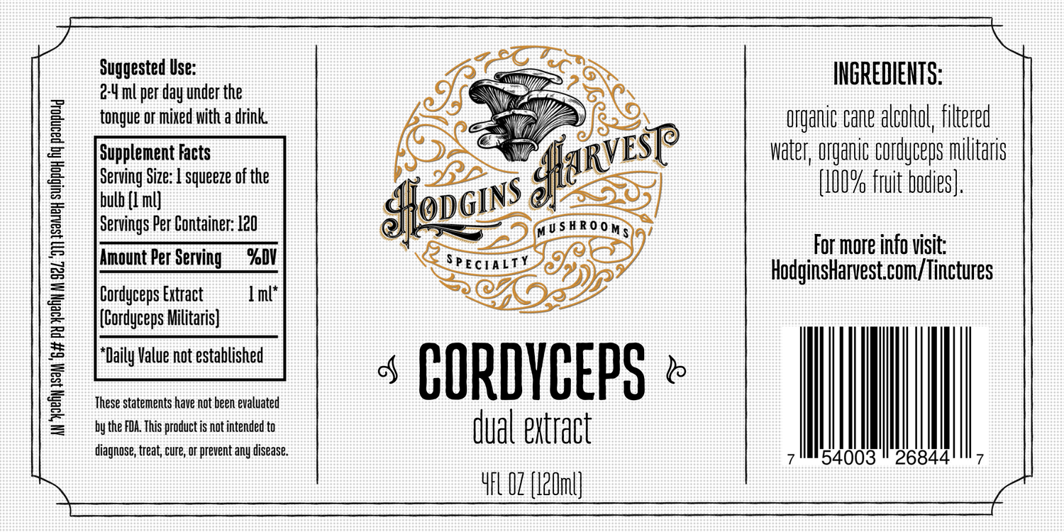 Cordyceps Dual Extract Tincture - My American Goods