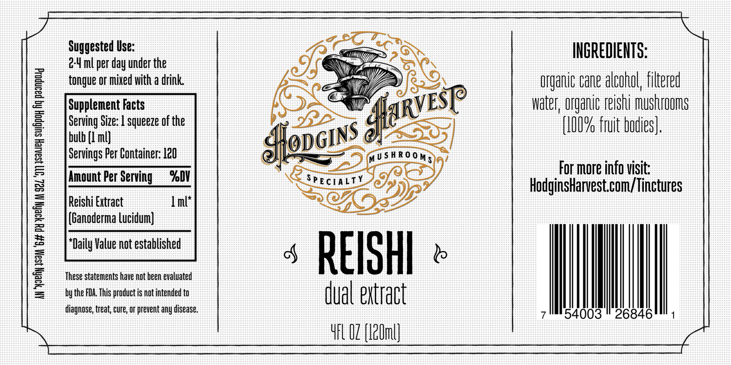 Reishi Dual Extract Tincture - My American Goods