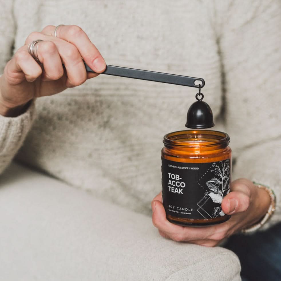 Tobacco Teak Soy Candle - My American Goods