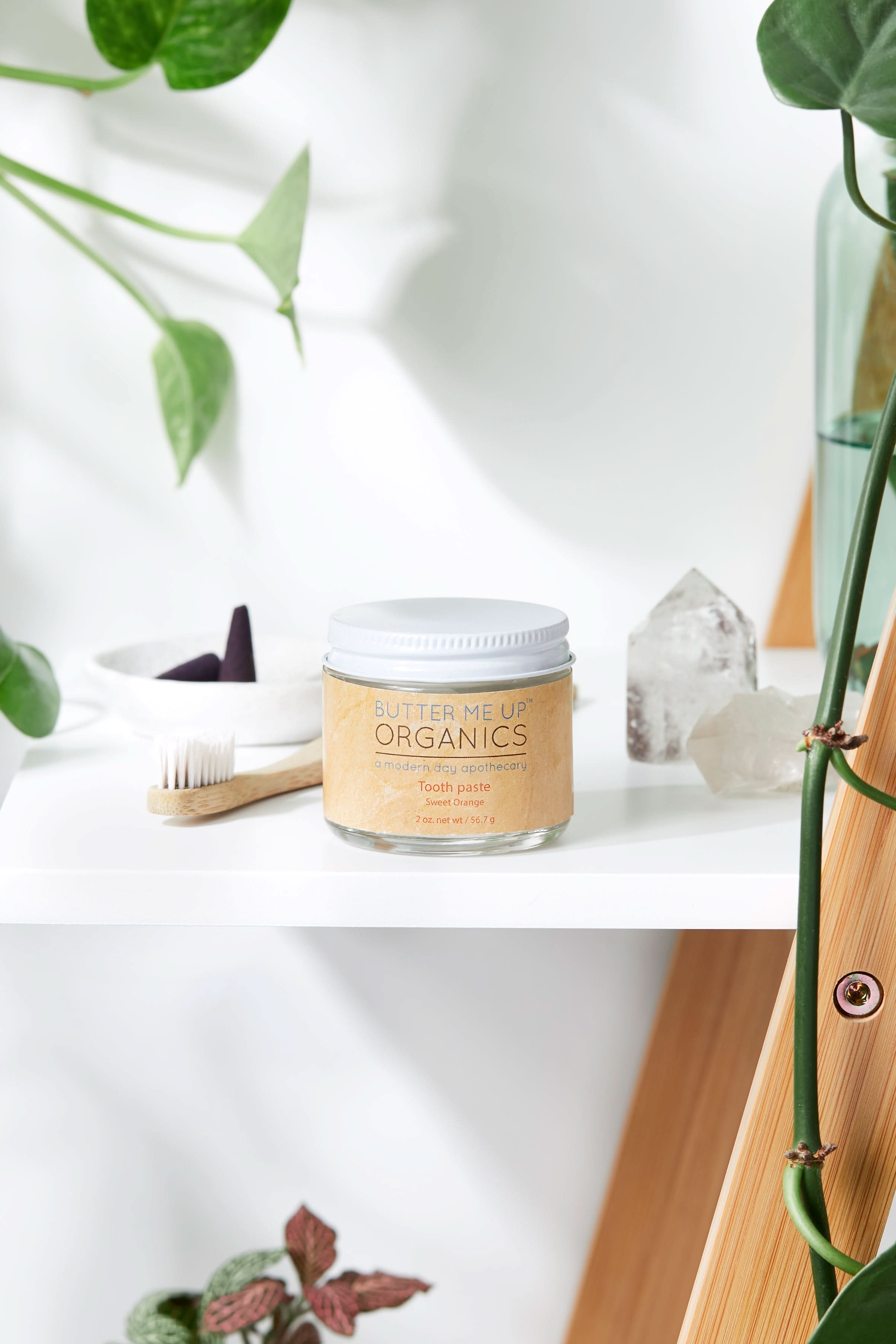 Butter Me Up Organics Teeth All Natural Organic Whitening Toothpaste / Remineralizing Toothpaste