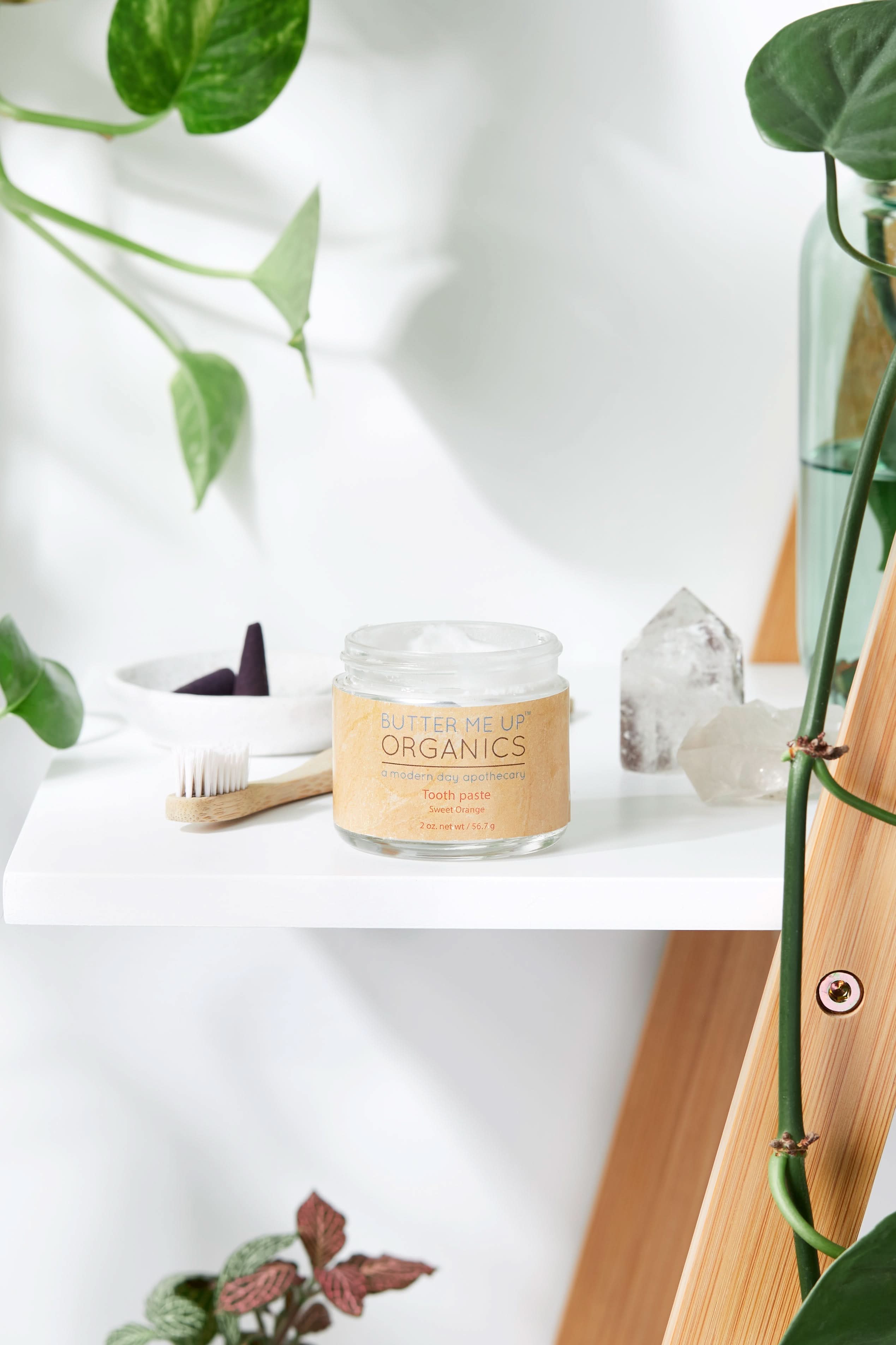 Butter Me Up Organics Teeth All Natural Organic Whitening Toothpaste / Remineralizing Toothpaste