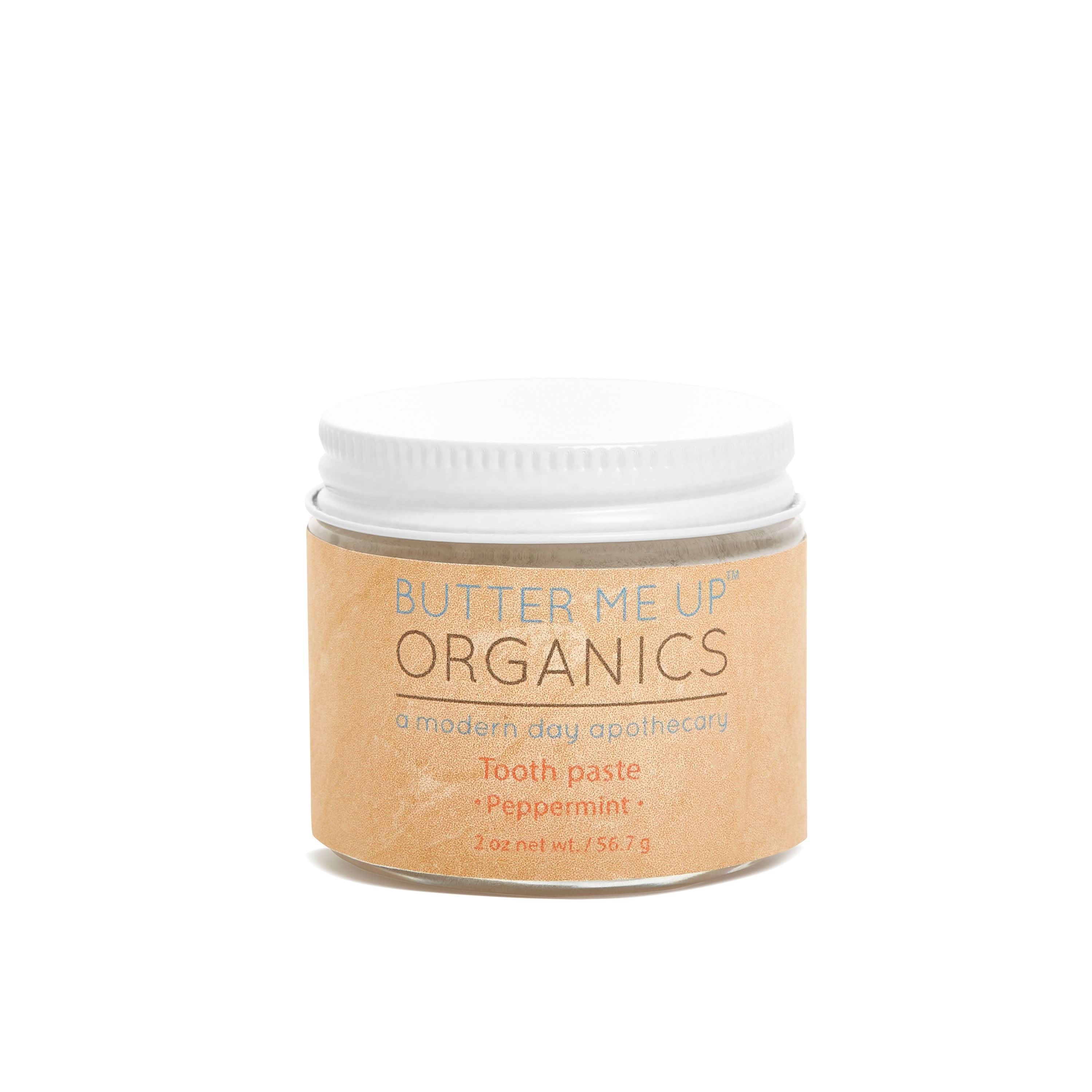Butter Me Up Organics Teeth All Natural Organic Whitening Toothpaste / Remineralizing Toothpaste