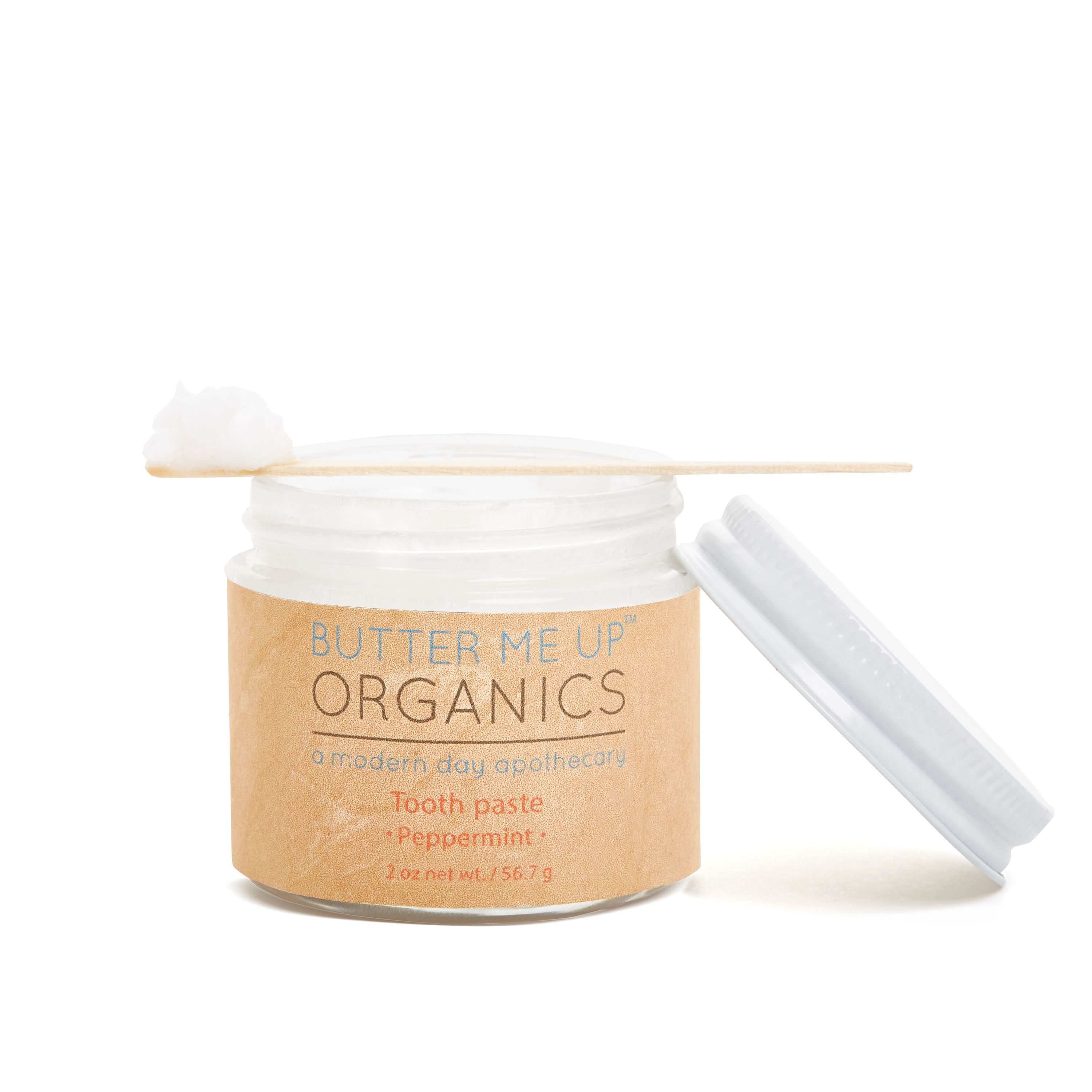 Butter Me Up Organics Teeth All Natural Organic Whitening Toothpaste / Remineralizing Toothpaste