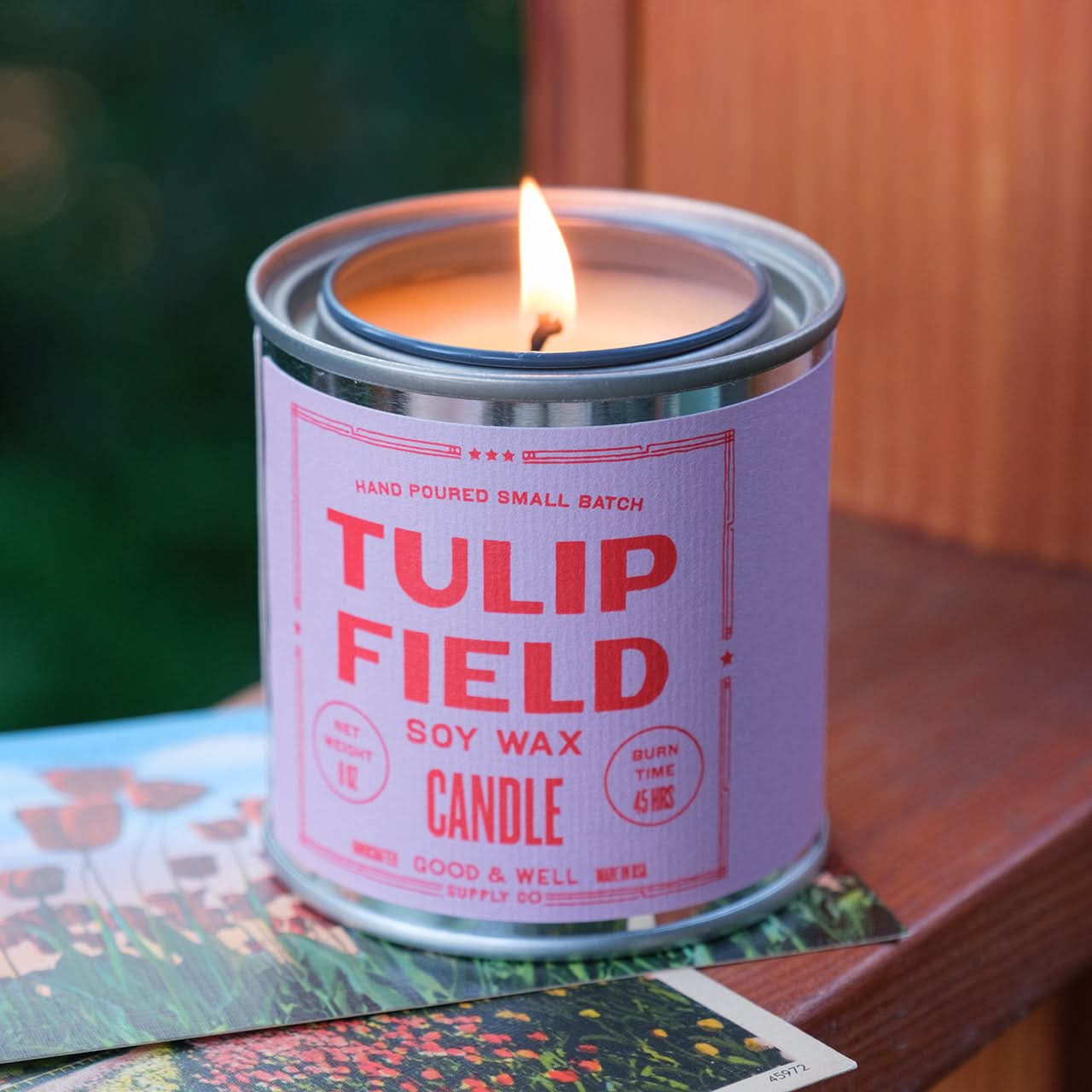 Good & Well Supply Co Candles Tulip Field Happy Place Candle