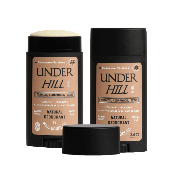 Misc. Goods Co. 2 Sticks / 5.2oz "Underhill" Natural Deodorant