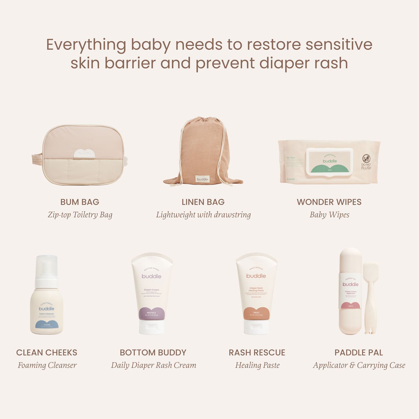 Buddle Ultimate Diaper Skincare Kit - My American Goods