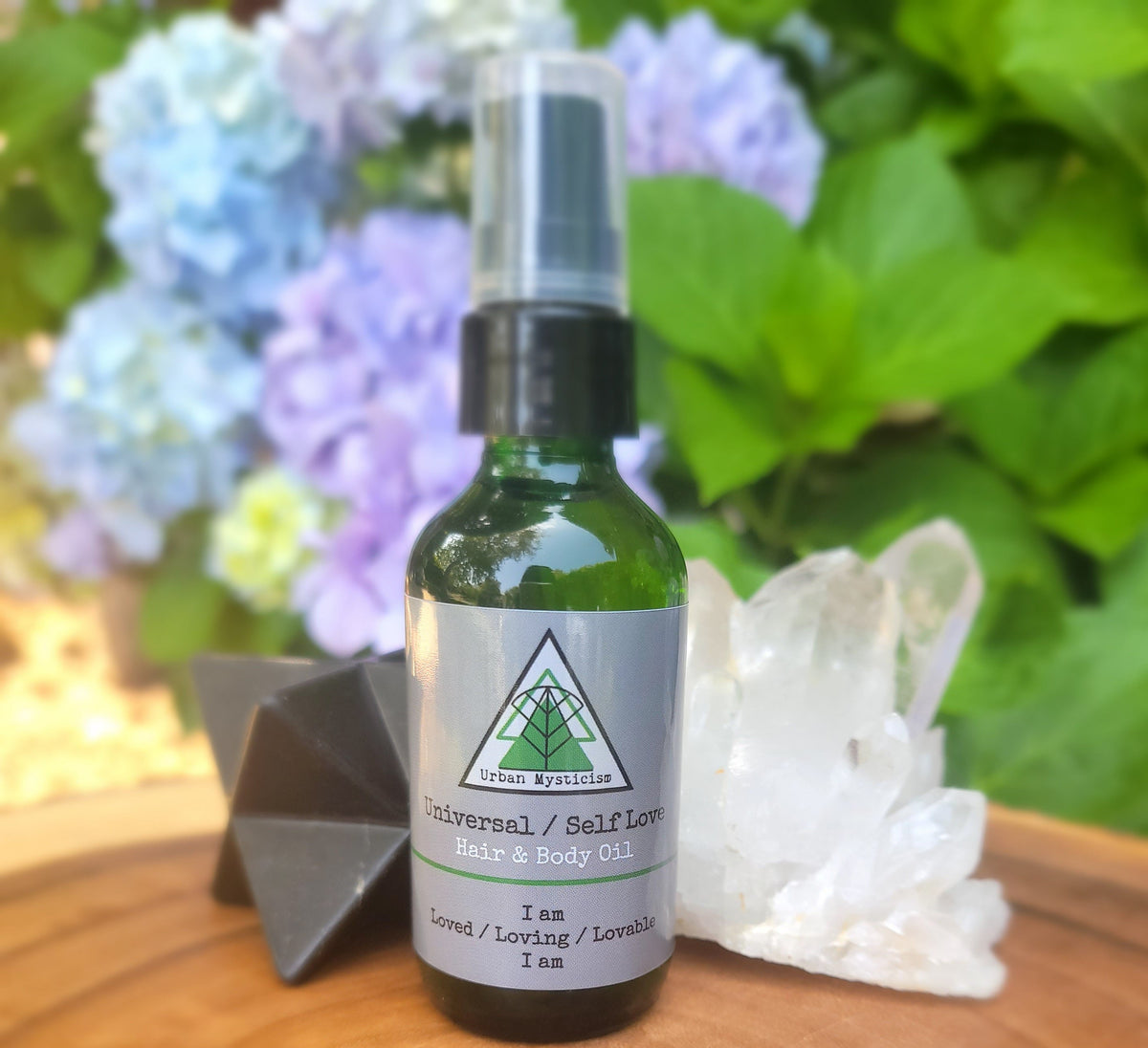 Universal/Self Love Reiki Charged Aromatherapy Gem & Flower Essence “Myst”