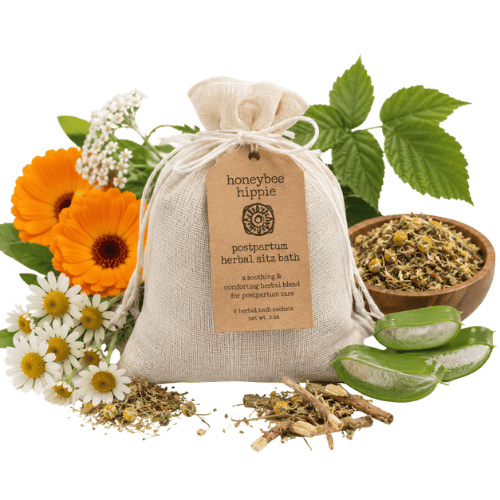 Honeybee Hippie herbal sitz bath Postpartum Herbal Sitz Bath