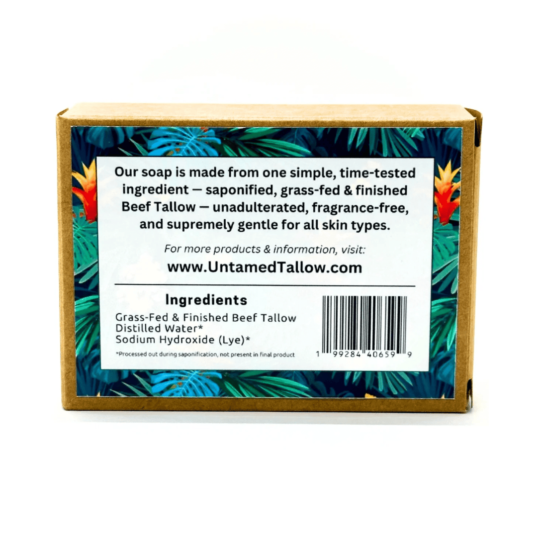 Untamed Tallow Skin Care Untamed Tallow - Pure Tallow Soap - 4.5oz