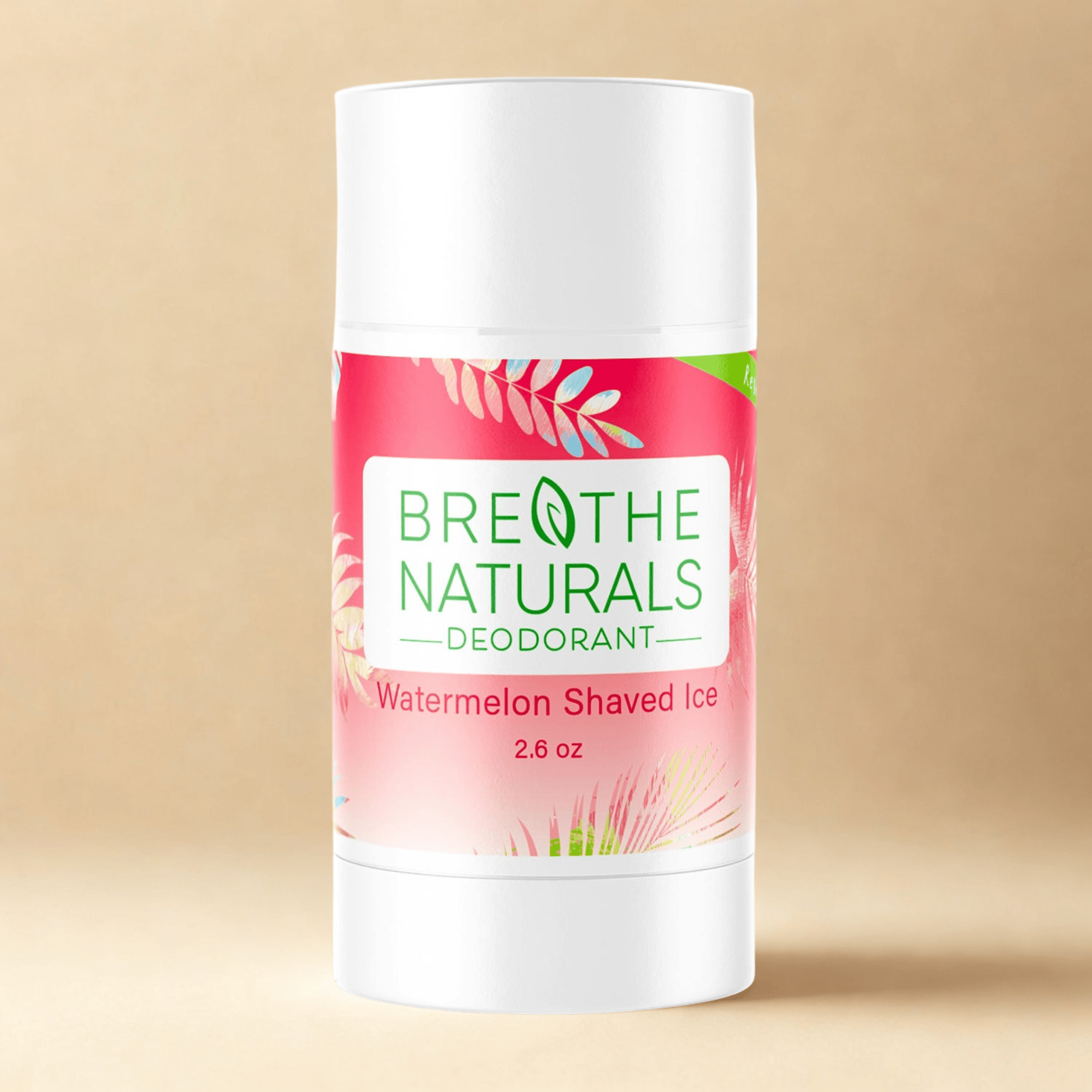 Breathe Naturals Deodorant Watermelon Shaved Ice Deodorant