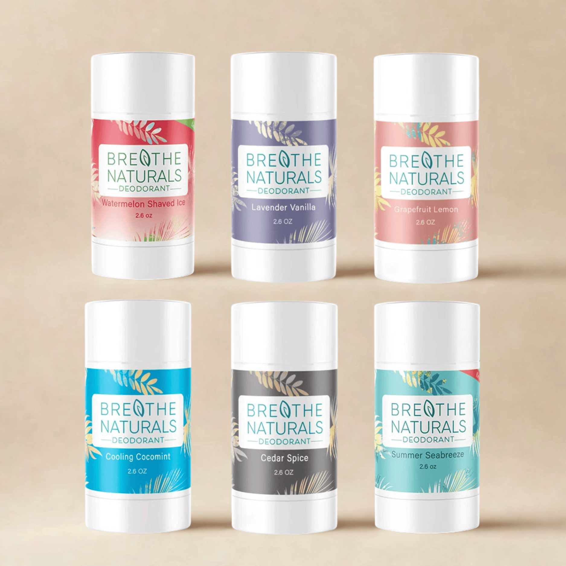 Breathe Naturals Deodorant The BN Starter Pack