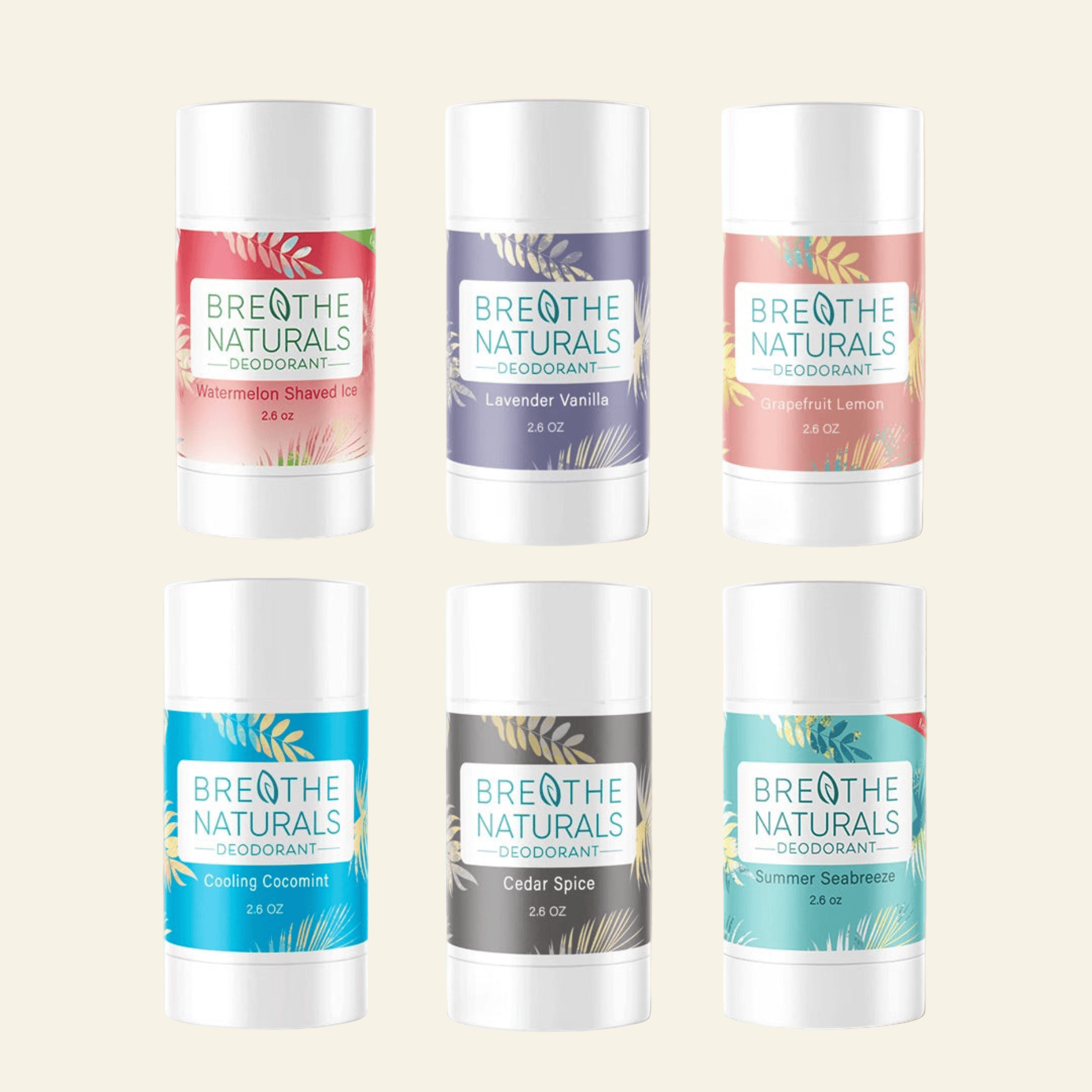 Breathe Naturals Deodorant The BN Starter Pack