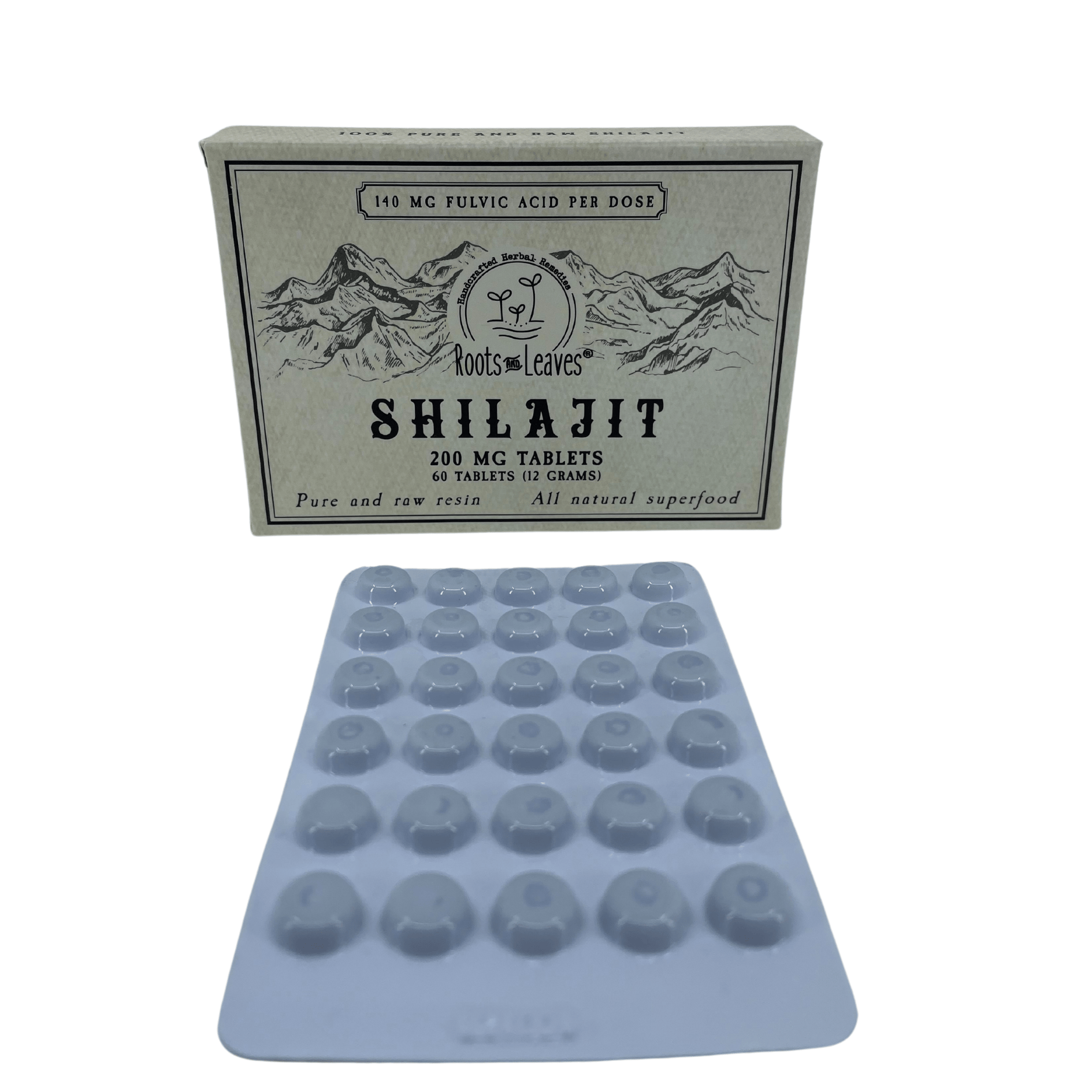 Pure Shilajit Tablets 60ct. - 60 doses - My American Goods