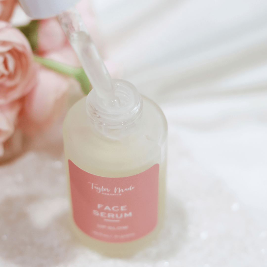 Taylor Made Organics eye serum UpGlow Organic Face Serum | Collagen | Hyaluronic Acid