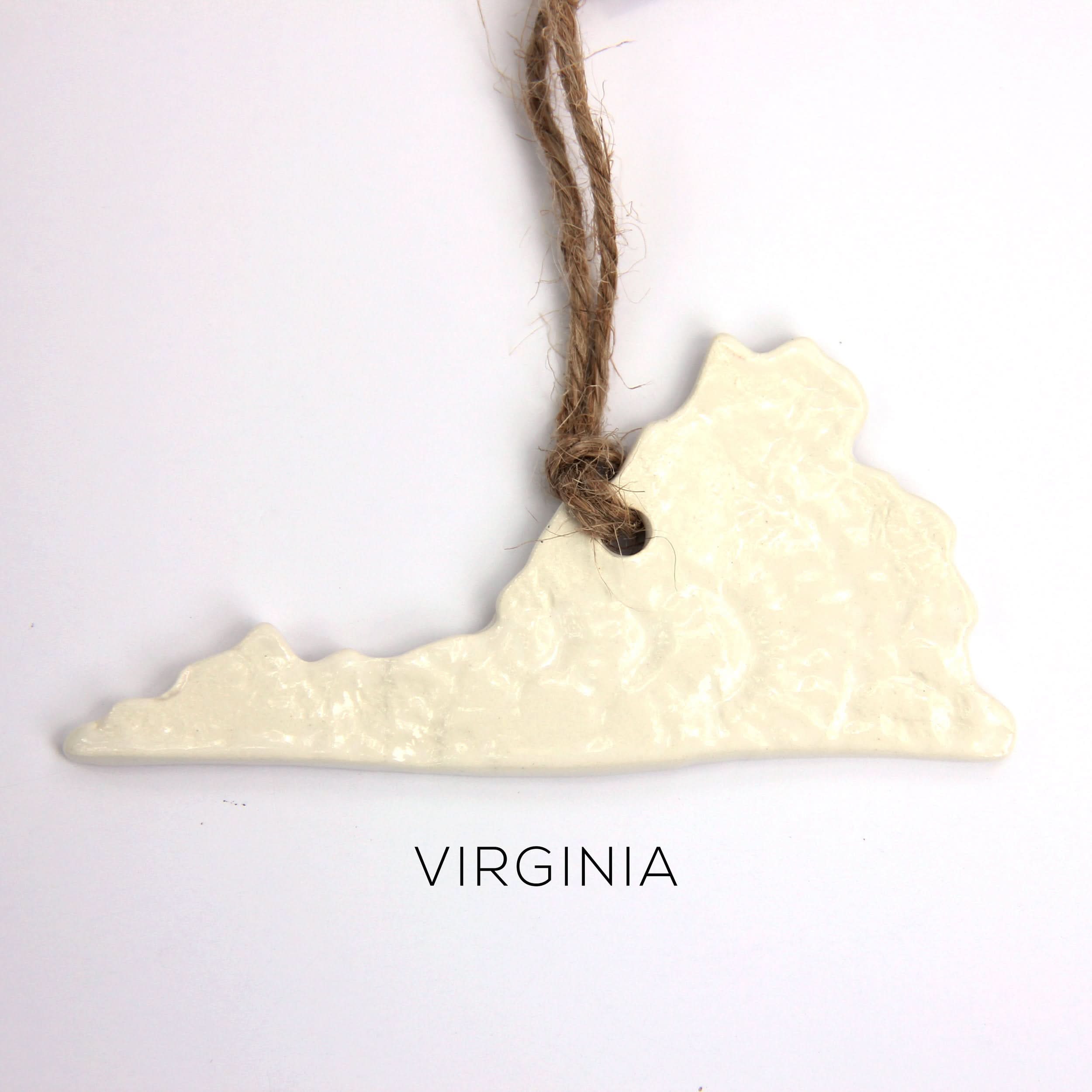 prodigalpottery Ceramic State Ornament