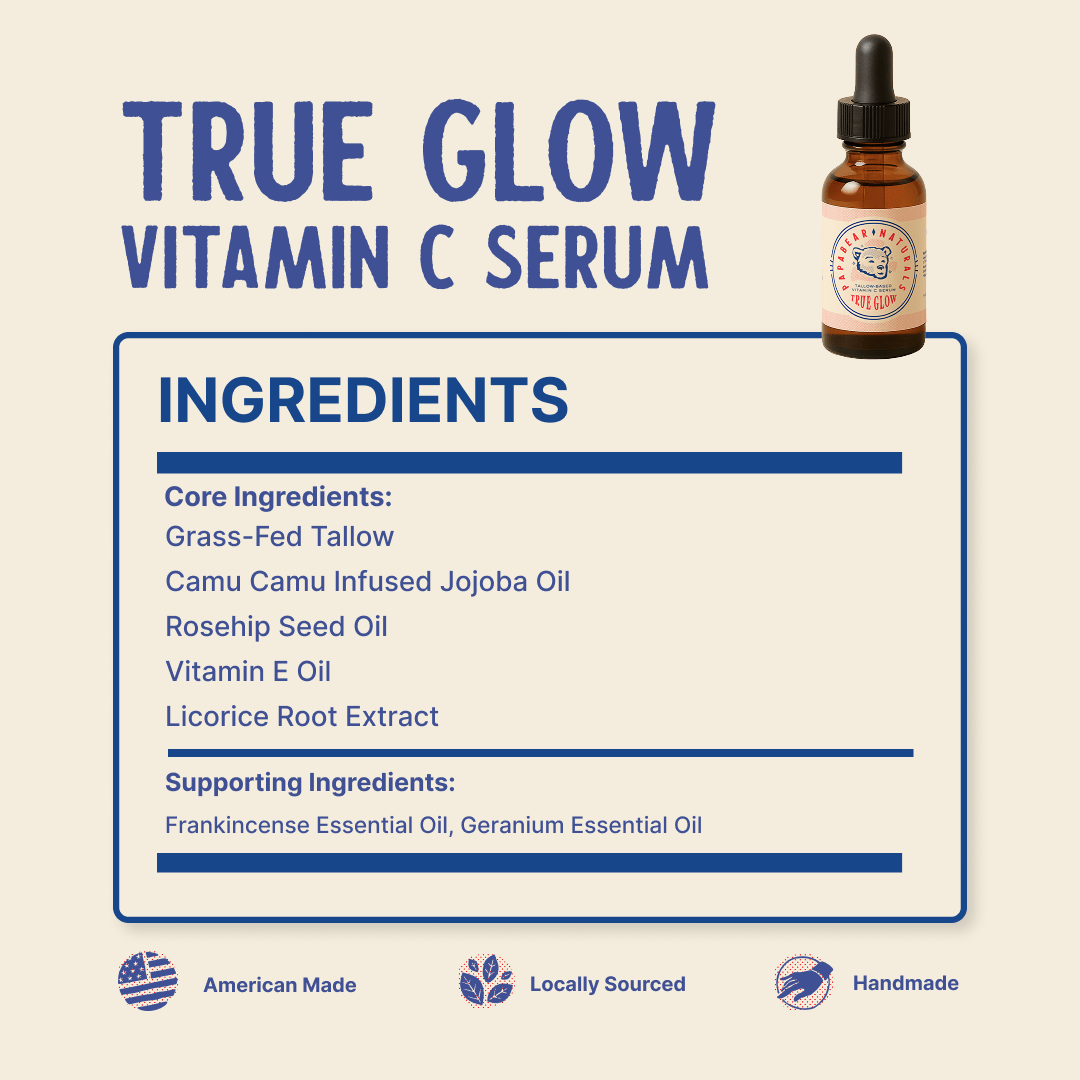 PapaBear Naturals Papabear True Glow Vitamin C Serum - 1 oz