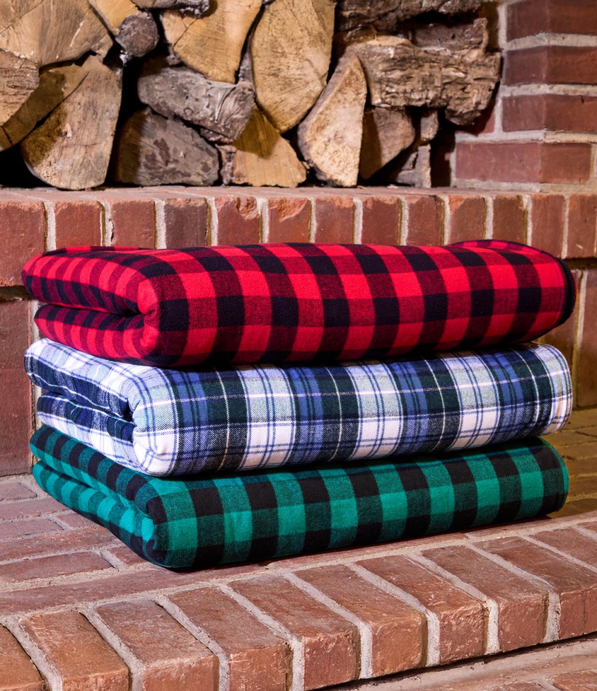Stadium Blanket - Red Buffalo