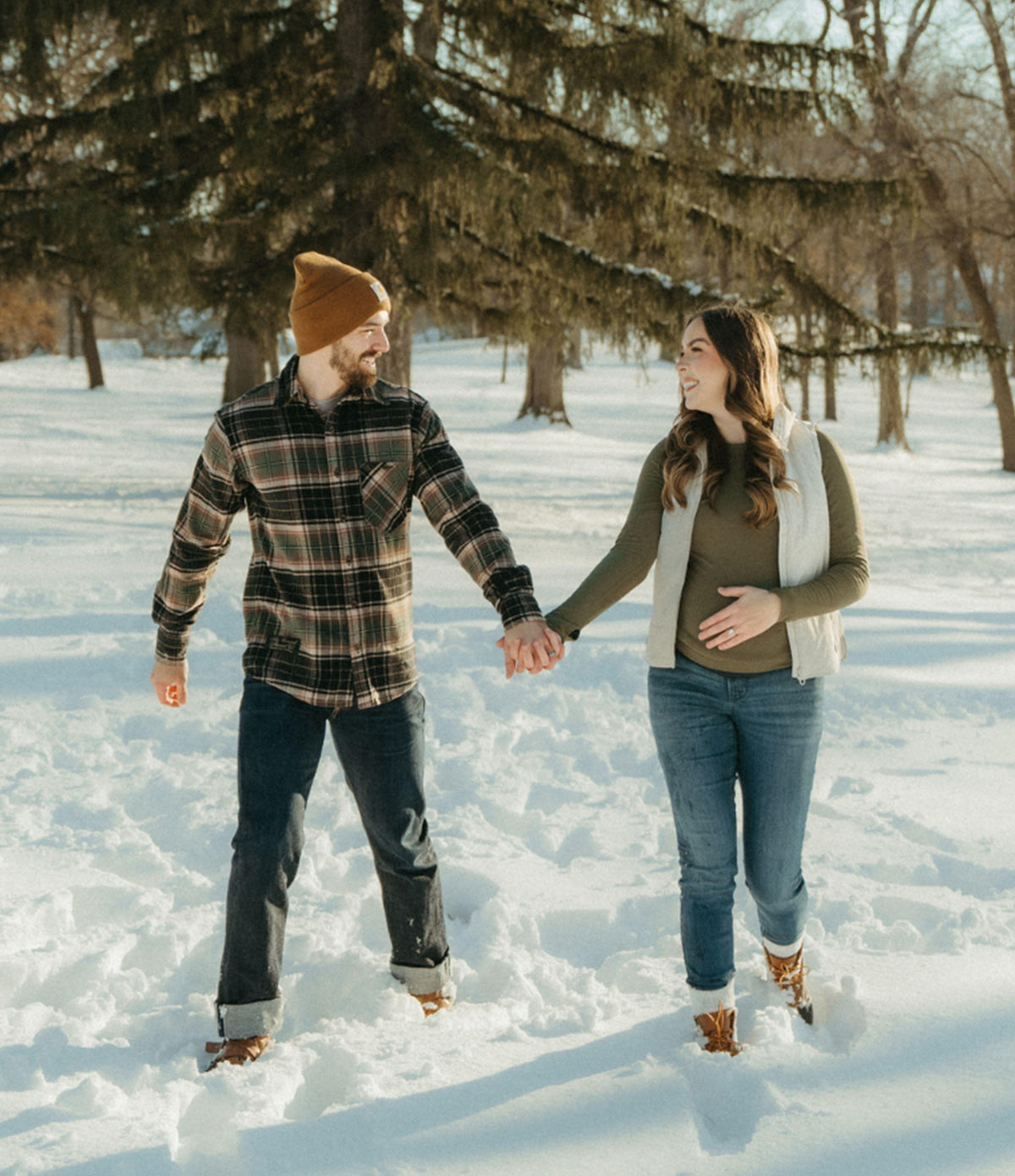 Fitted Flannel Shirt - Earth