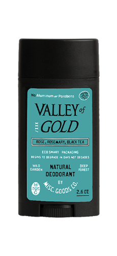 Misc. Goods Co. "Valley of Gold" Natural Deodorant
