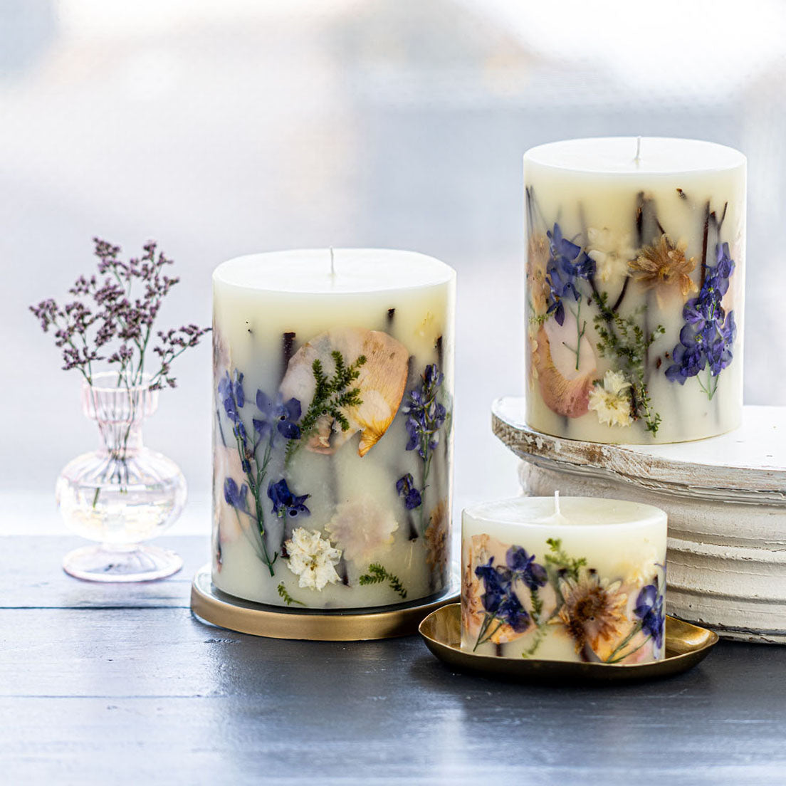 Accent Botanical Candle - Vanilla Rain