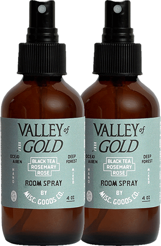 Misc. Goods Co. 2 Sprays / 8oz "Valley of Gold" Room Spray