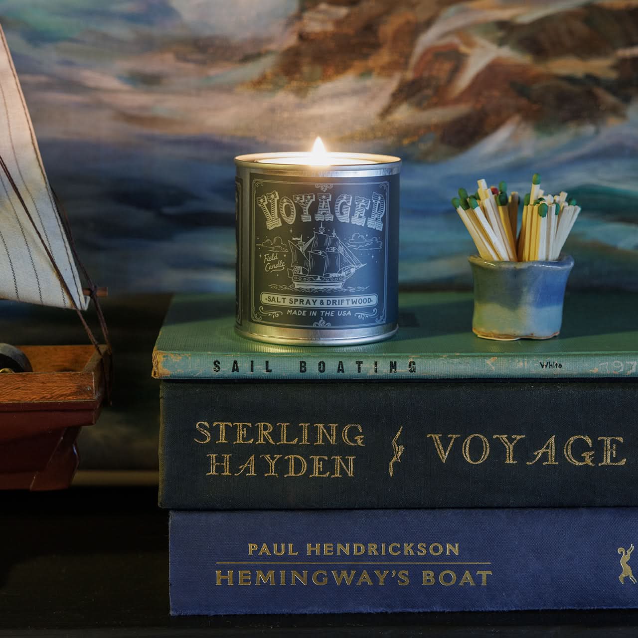 Good & Well Supply Co Candles Half Pint / 8oz / Cotton Wick Voyager Field Candle