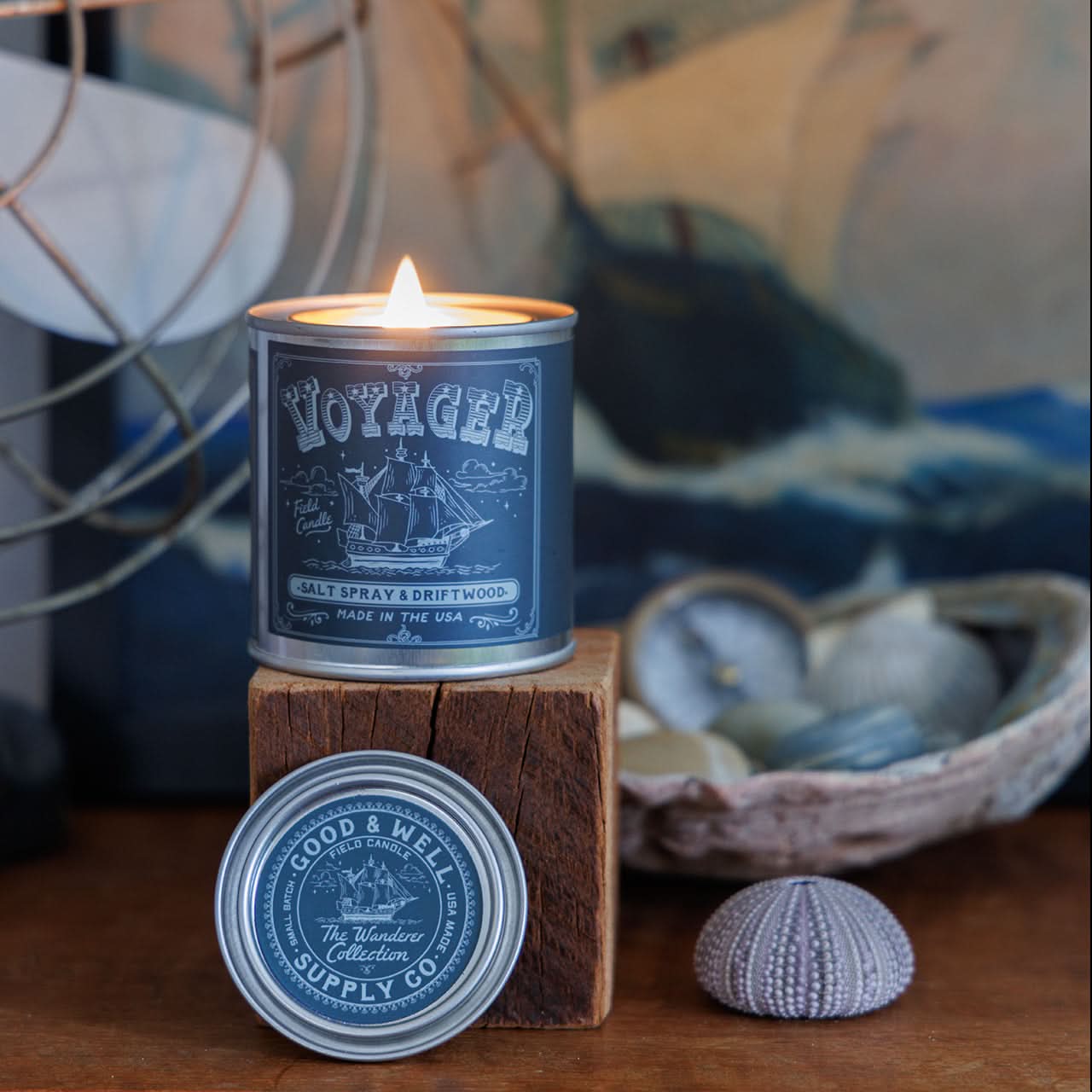 Good & Well Supply Co Candles Half Pint / 8oz / Cotton Wick Voyager Field Candle