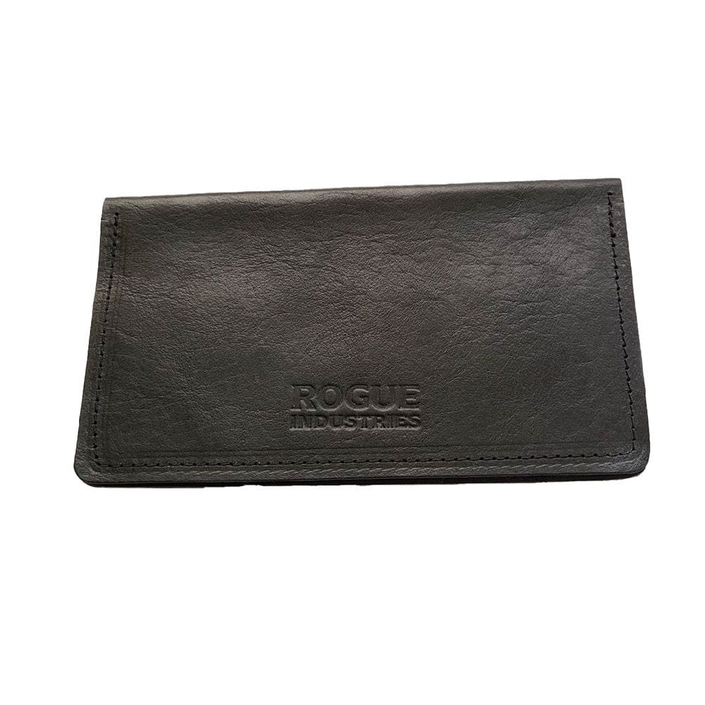 Rogue Industries American Bison - Black Leather Checkbook Cover