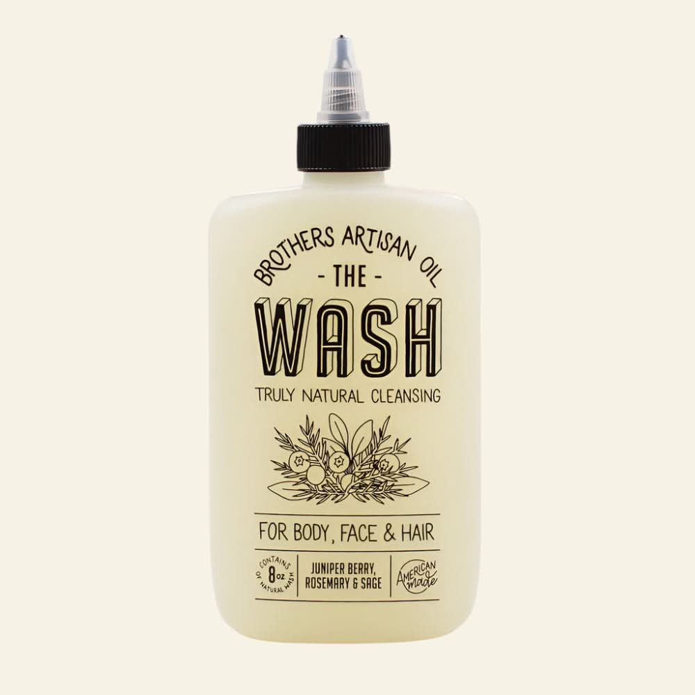 Brothers Artisan Oil The Wash Juniper Berry Rosemary & Sage The Washes- for face, body, & hair