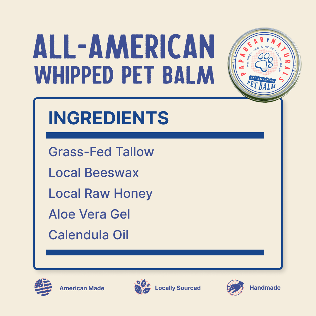PapaBear Naturals Papabear All American Whipped Pet Balm 1 oz