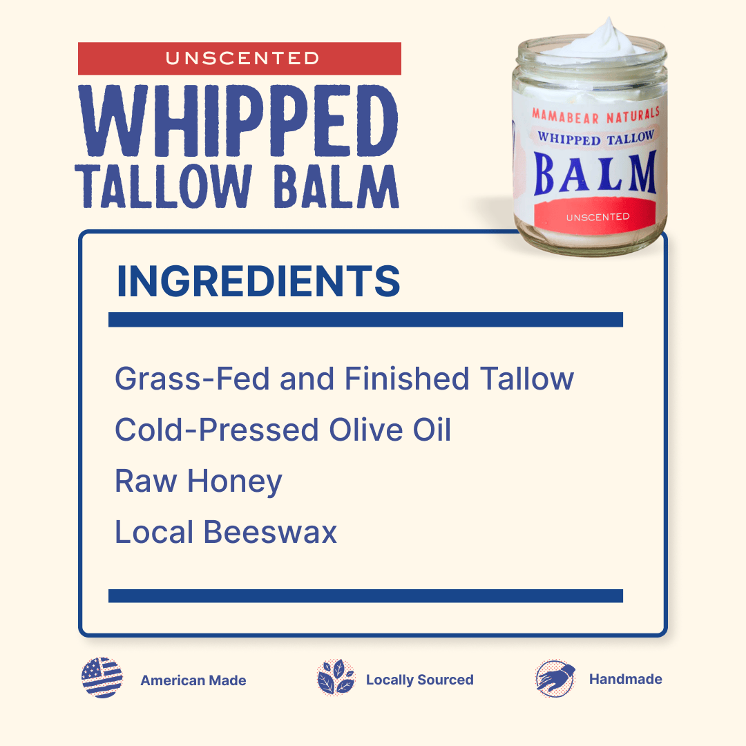 Papabear Whipped Tallow Balm - My American Goods