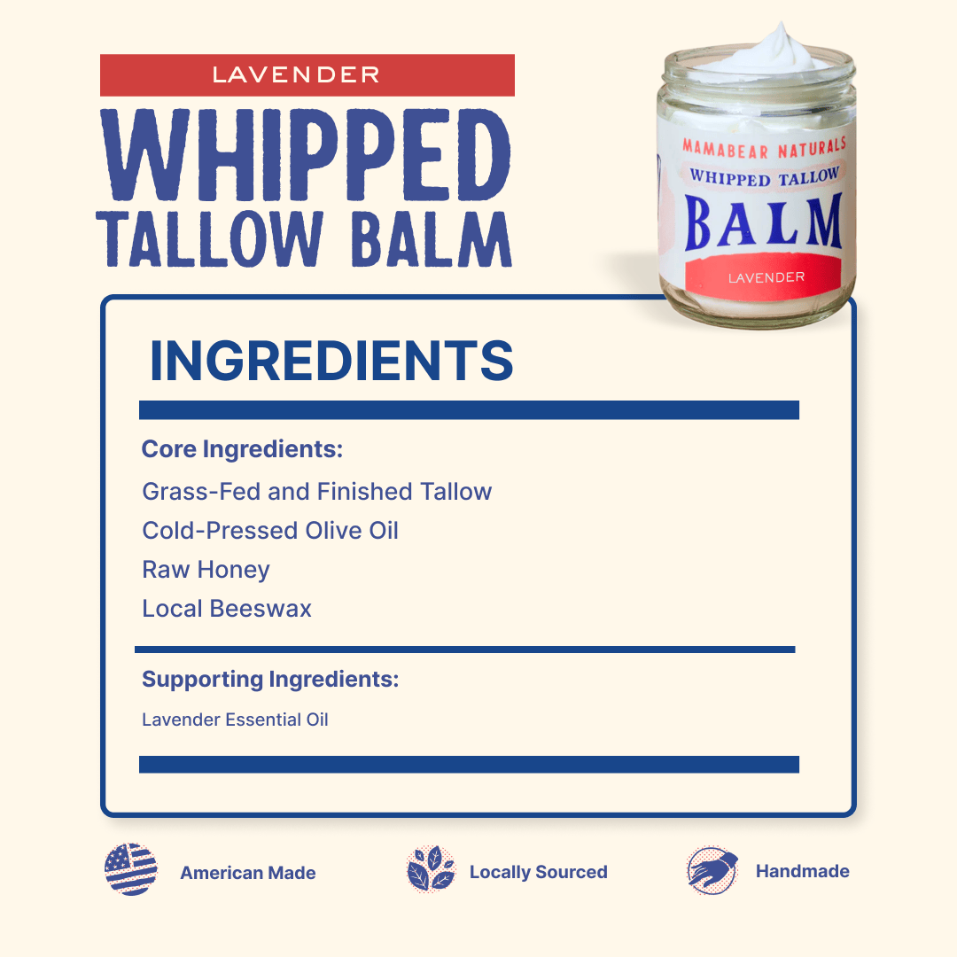 Papabear Whipped Tallow Balm - My American Goods